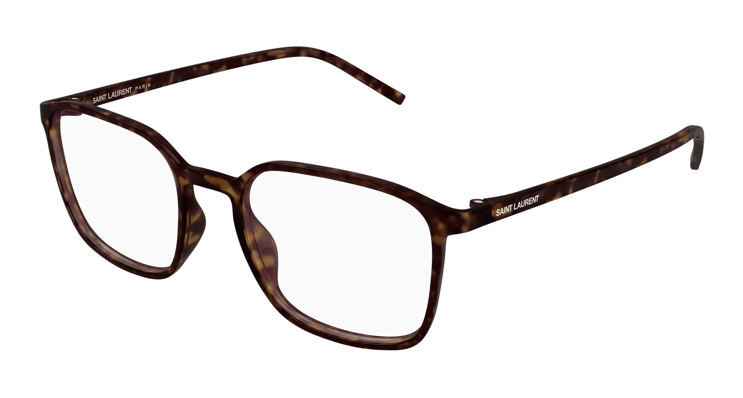 SAINT LAURENT SL 845 002 Montature da vista Bio-iniettato Havana Trasparente Squadrata - immagine 1