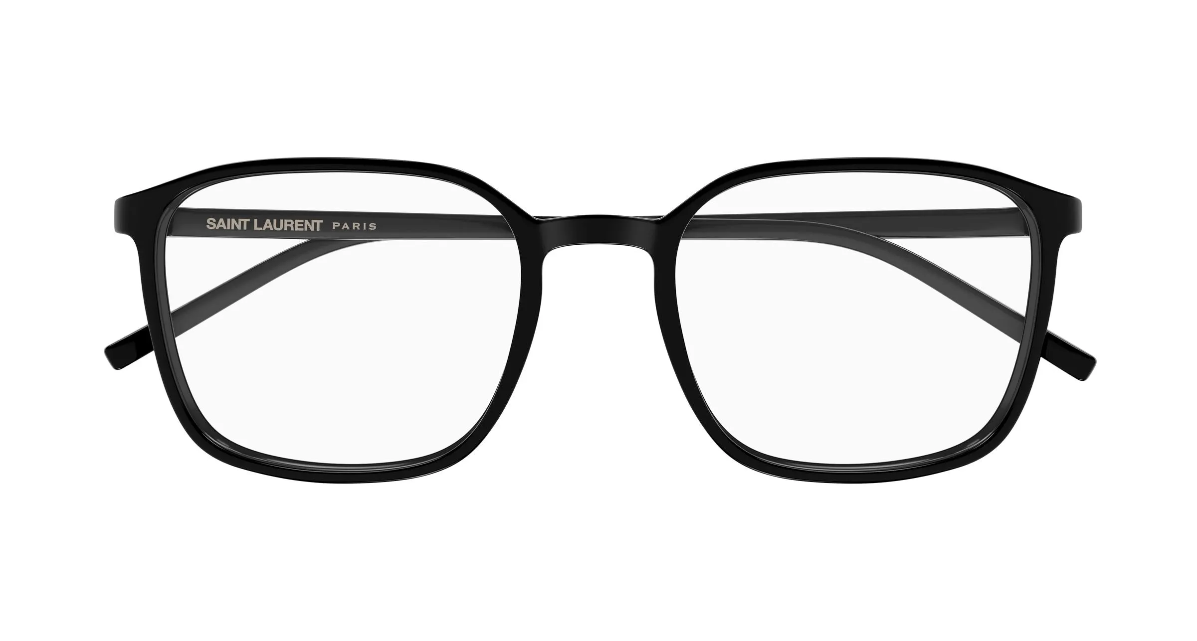 SAINT LAURENT SL 845 001 Montature da vista Bio-iniettato Nero Trasparente Squadrata - immagine 2