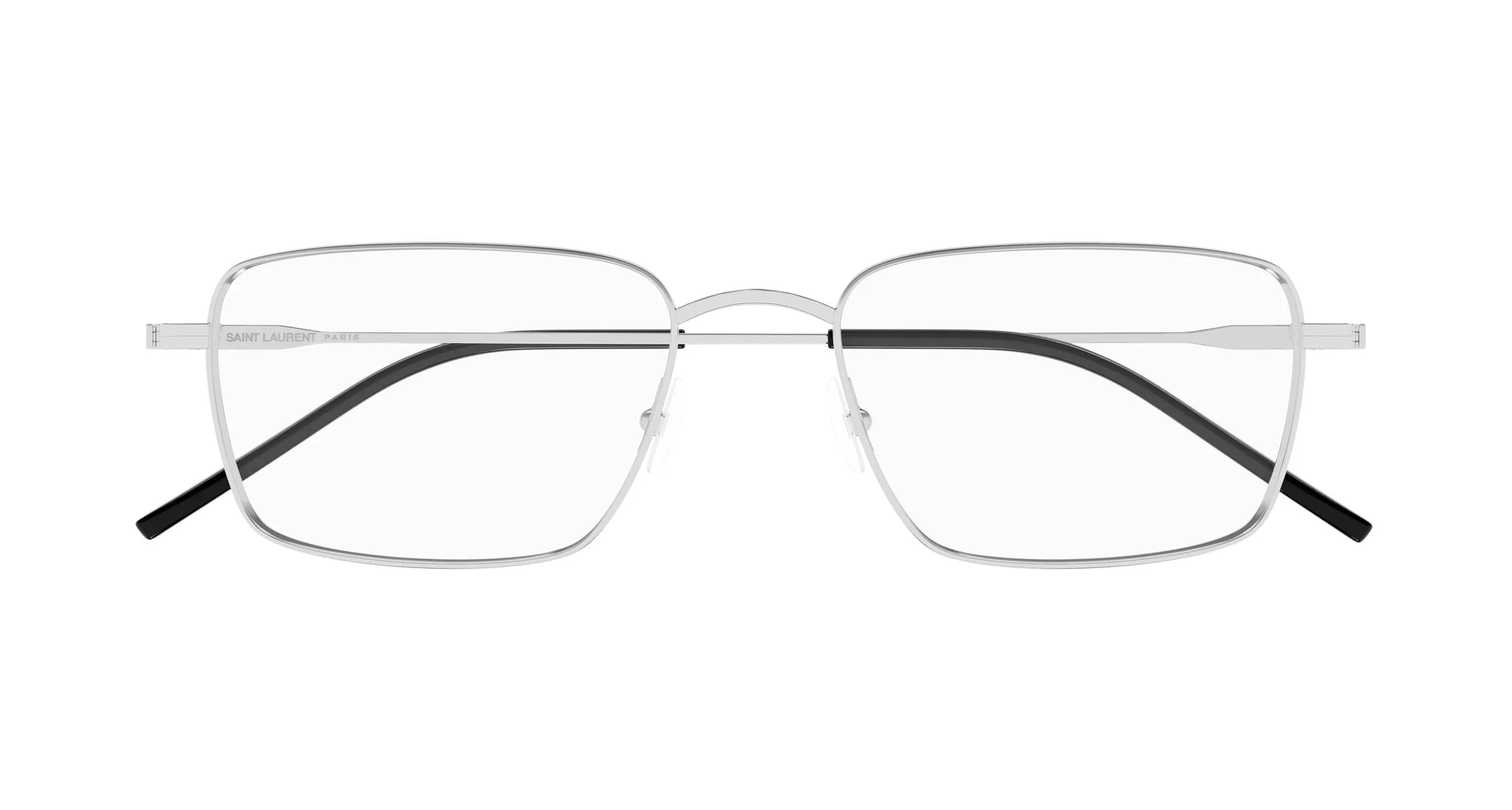 SAINT LAURENT SL 844 005 Montature da vista Metallo Argento Trasparente Squadrata - immagine 2