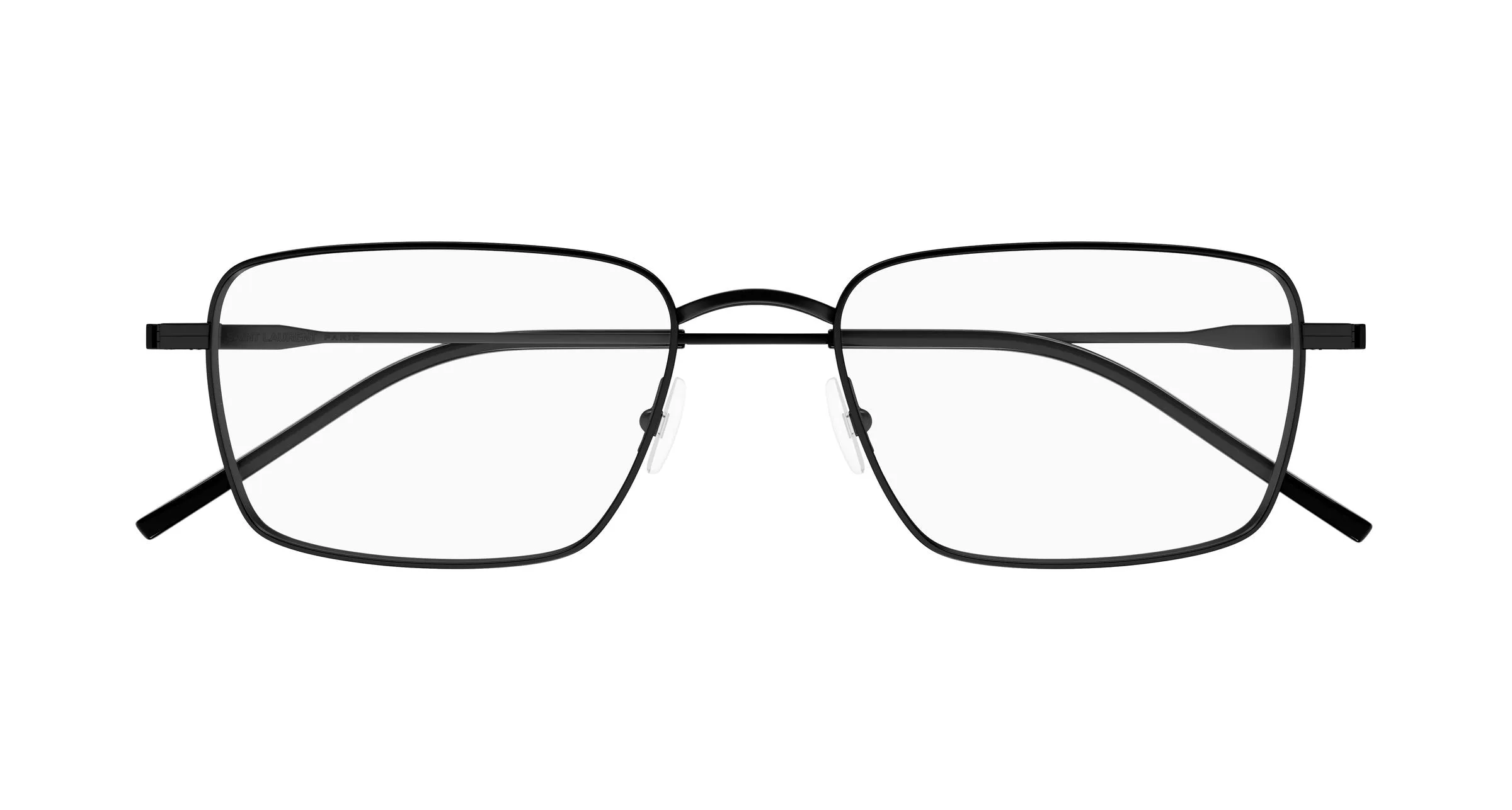SAINT LAURENT SL 844 001 Montature da vista Metallo Nero Trasparente Squadrata - immagine 2