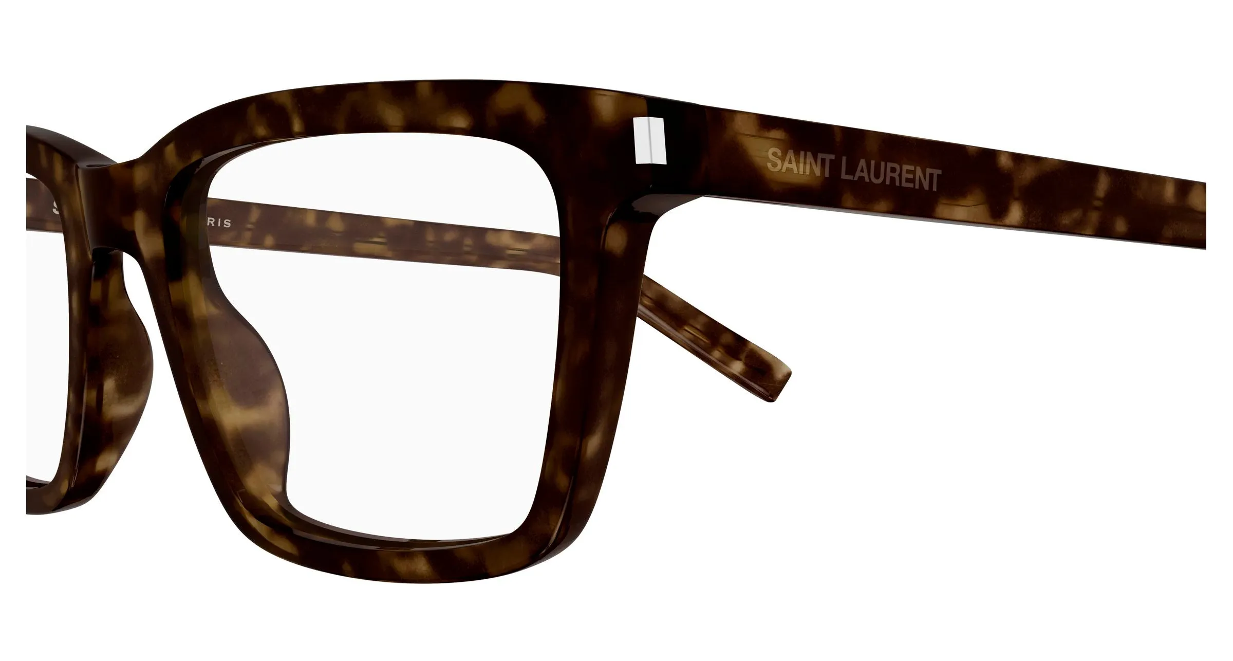 SAINT LAURENT SL 842 002 Montature da vista Acetato Havana Trasparente Squadrata - immagine 3