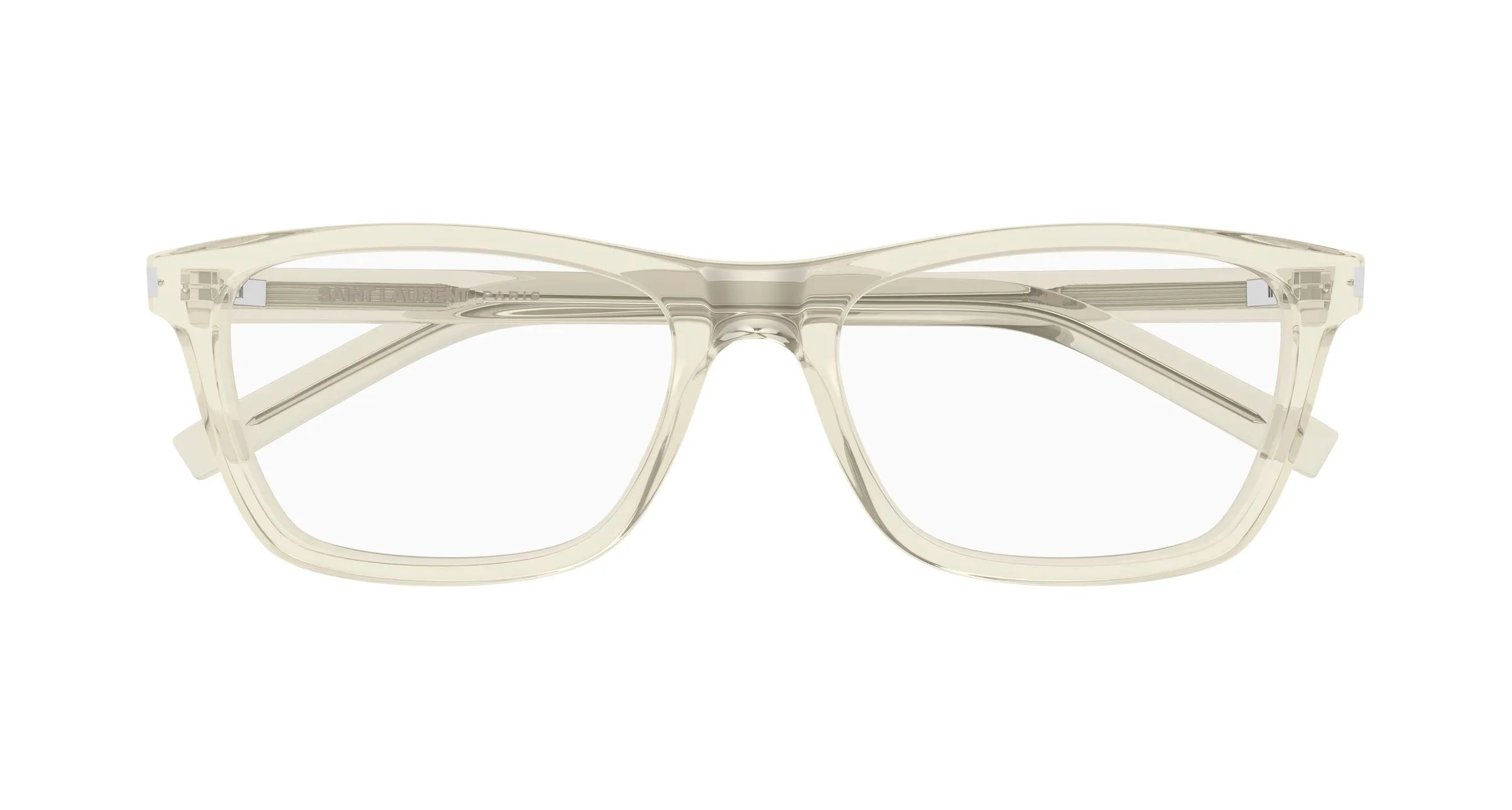 SAINT LAURENT SL 841 008 Montature da vista Acetato Giallo Trasparente Squadrata ["Antiriflesso"] - immagine 2