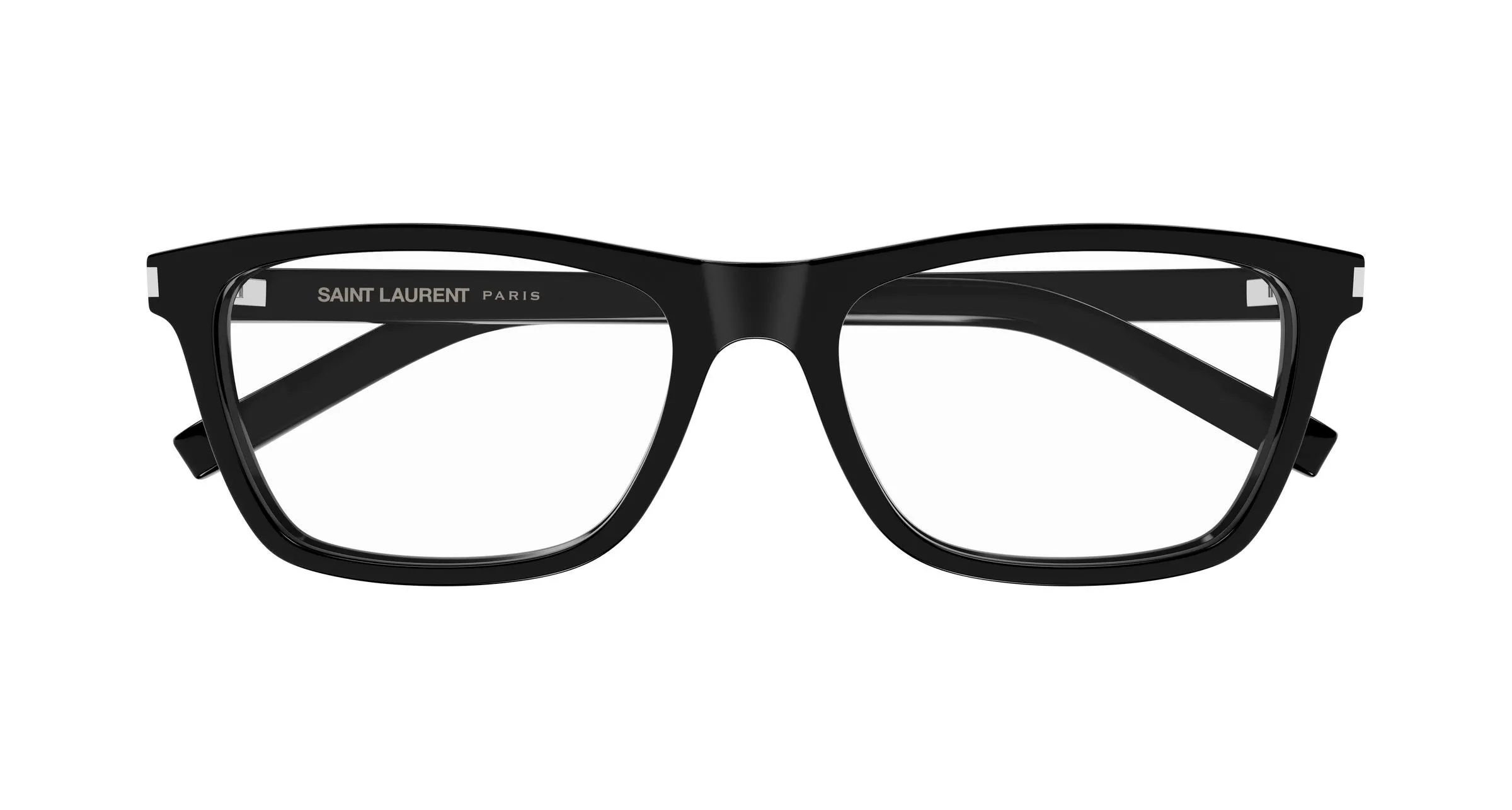SAINT LAURENT SL 841 005 Montature da vista Acetato Nero Trasparente Squadrata ["Antiriflesso"] - immagine 2