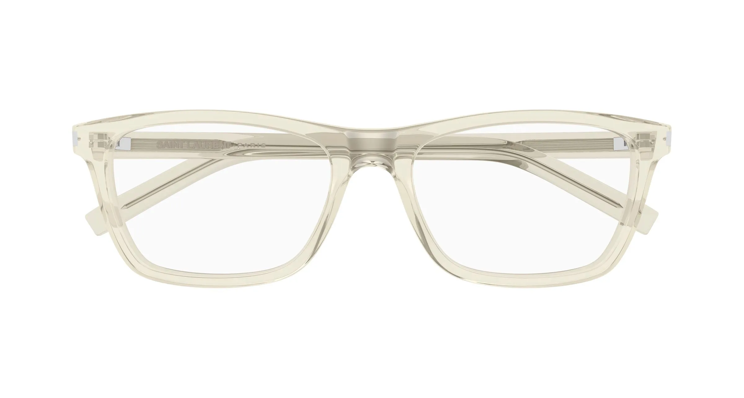 SAINT LAURENT SL 841 004 Montature da vista Acetato Giallo Trasparente Squadrata ["Antiriflesso"] - immagine 2