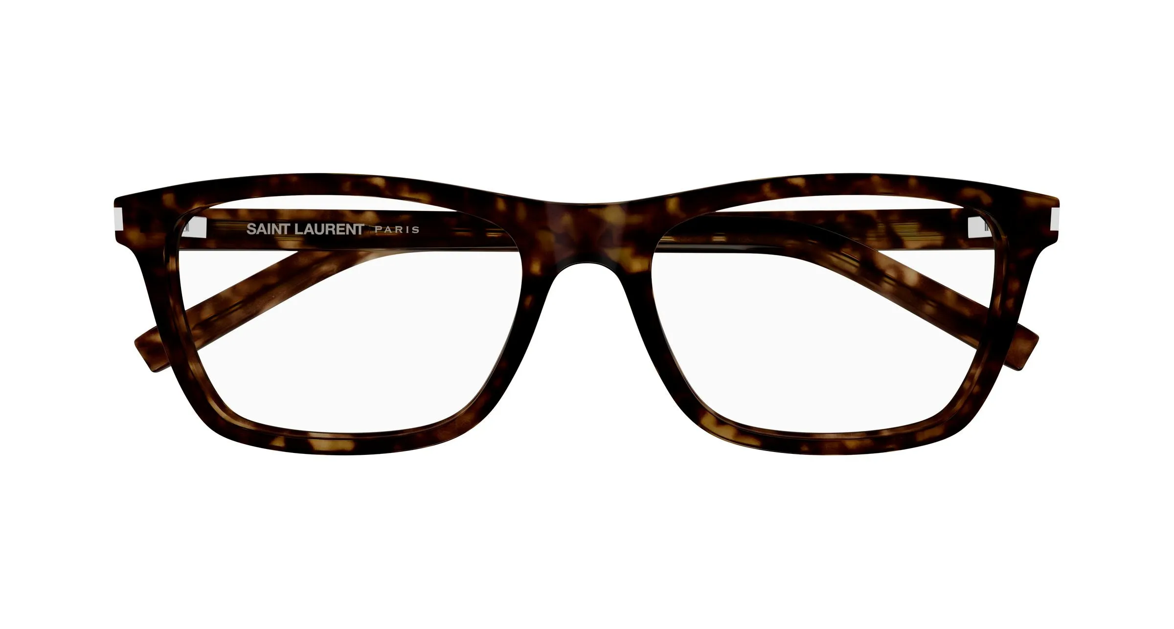 SAINT LAURENT SL 841 002 Montature da vista Acetato Havana Trasparente Squadrata ["Antiriflesso"] - immagine 2