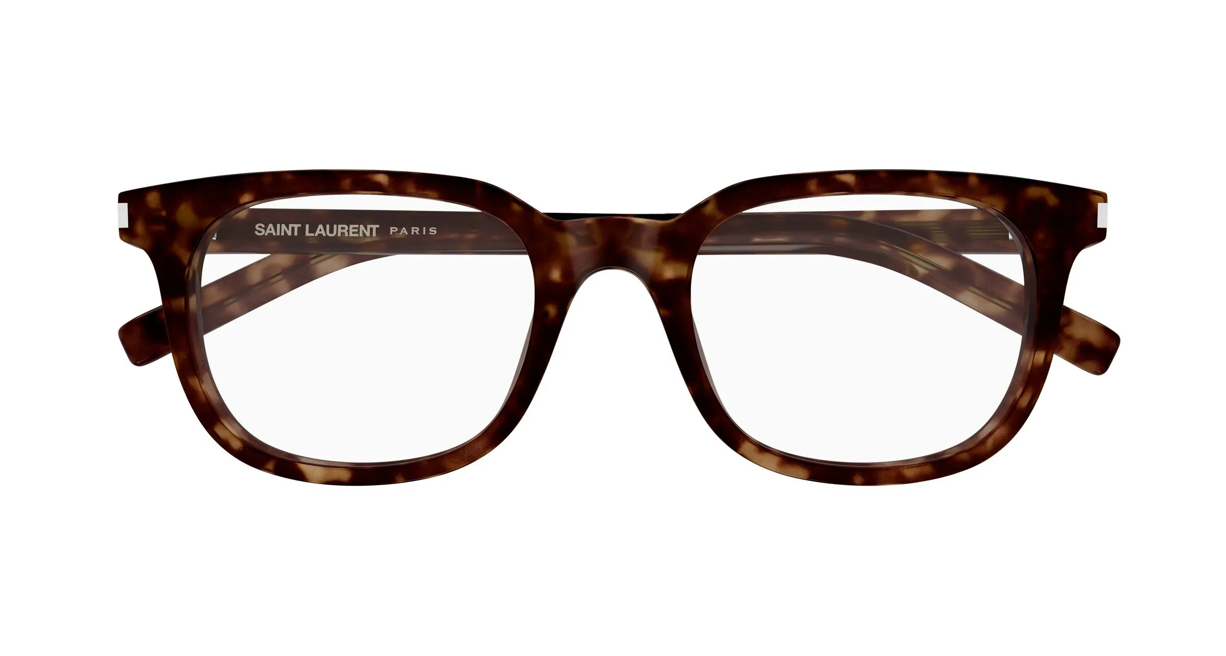 SAINT LAURENT SL 840 002 Montature da vista Acetato Havana Trasparente Rotonda - immagine 2