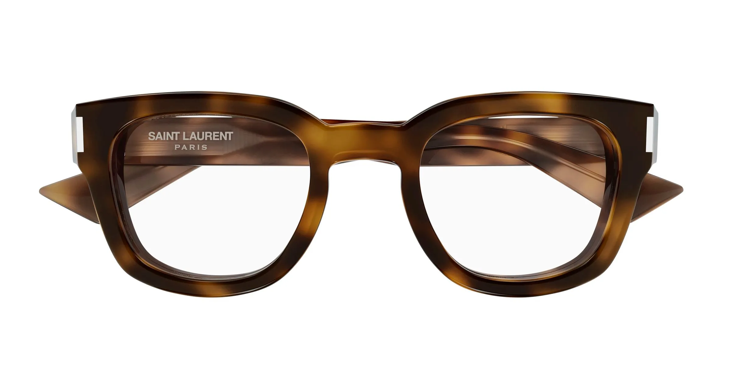 SAINT LAURENT SL 838 OPT 003 Montature da vista Acetato Havana Trasparente Rotonda - immagine 2