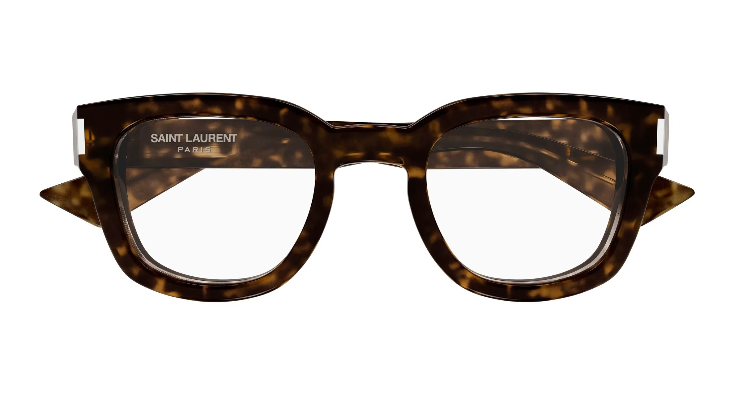 SAINT LAURENT SL 838 OPT 002 Montature da vista Acetato Havana Trasparente Rotonda - immagine 2
