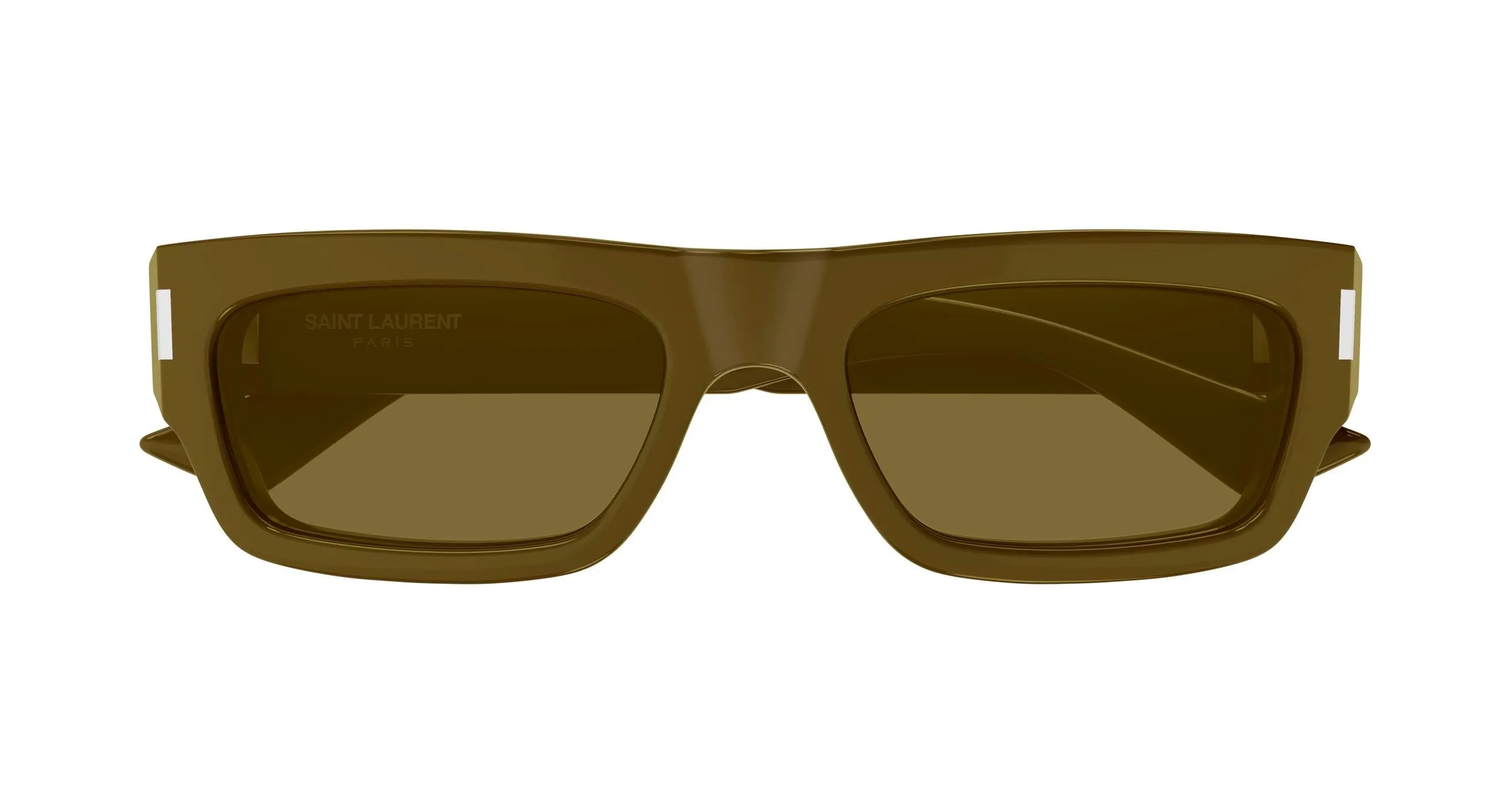 SAINT LAURENT SL 837 003 Occhiali da sole Acetato Marrone Marrone Squadrata - immagine 2