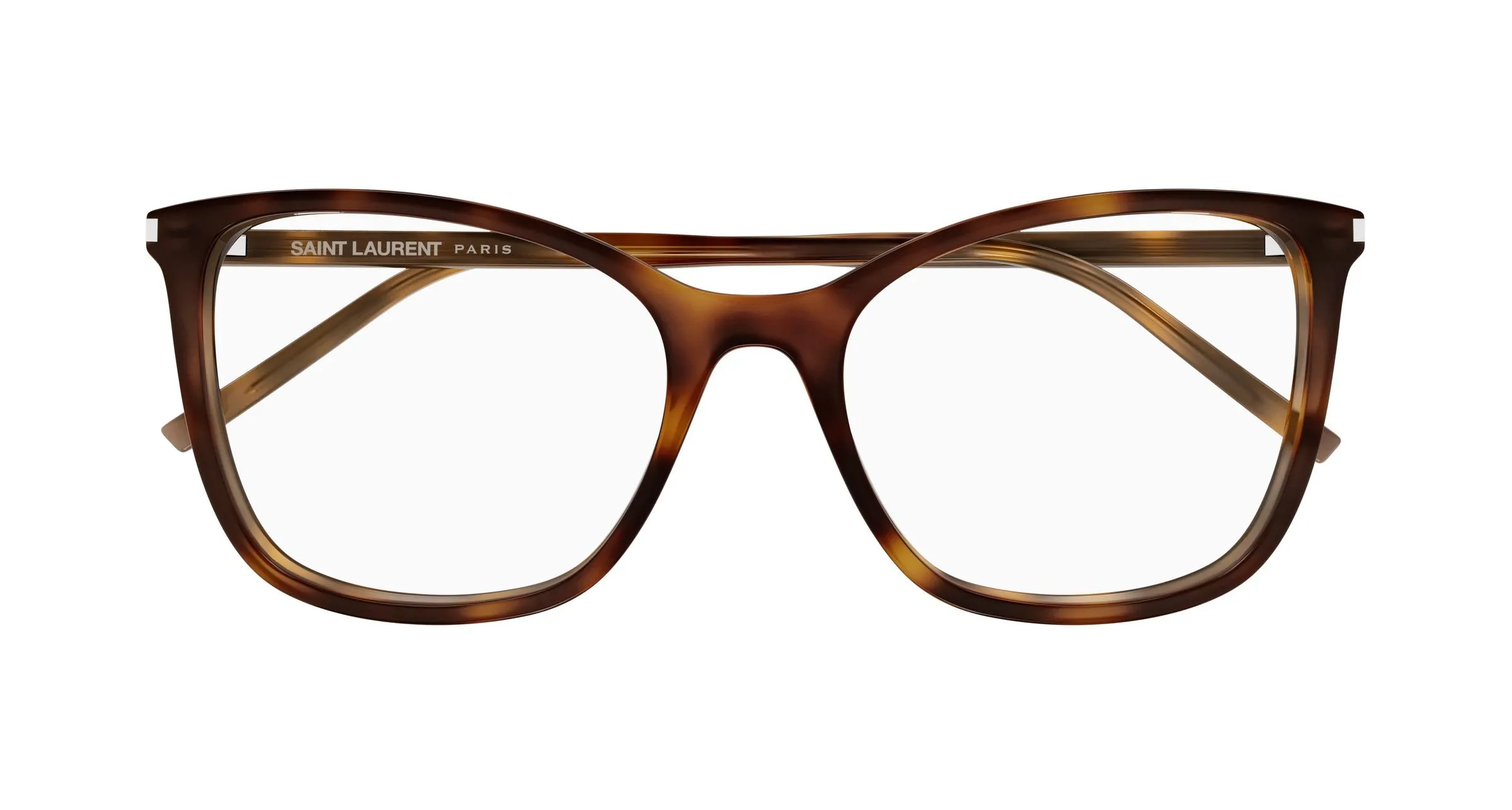 SAINT LAURENT SL 835 003 Montature da vista Acetato Havana Trasparente Cat Eye ["Antiriflesso"] - immagine 2