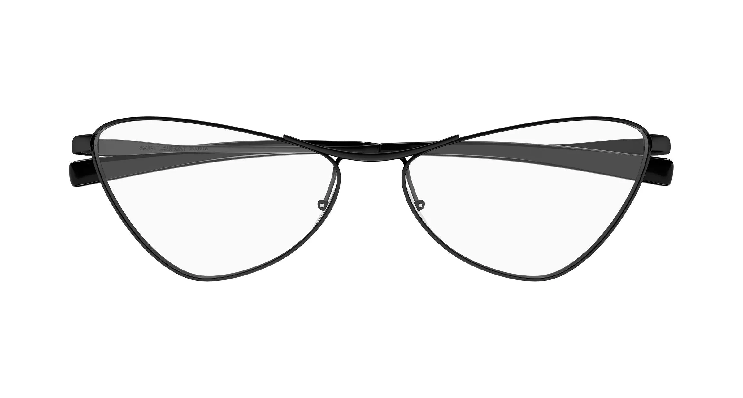 SAINT LAURENT SL 830 OPT 001 Montature da vista Metallo Nero Trasparente Cat Eye ["Antiriflesso"] - immagine 2