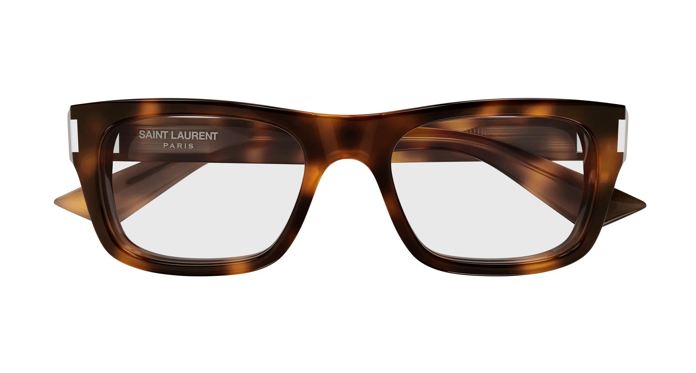 SAINT LAURENT SL 83 OPT 003 Montature da vista Acetato Havana Trasparente Squadrata - immagine 2