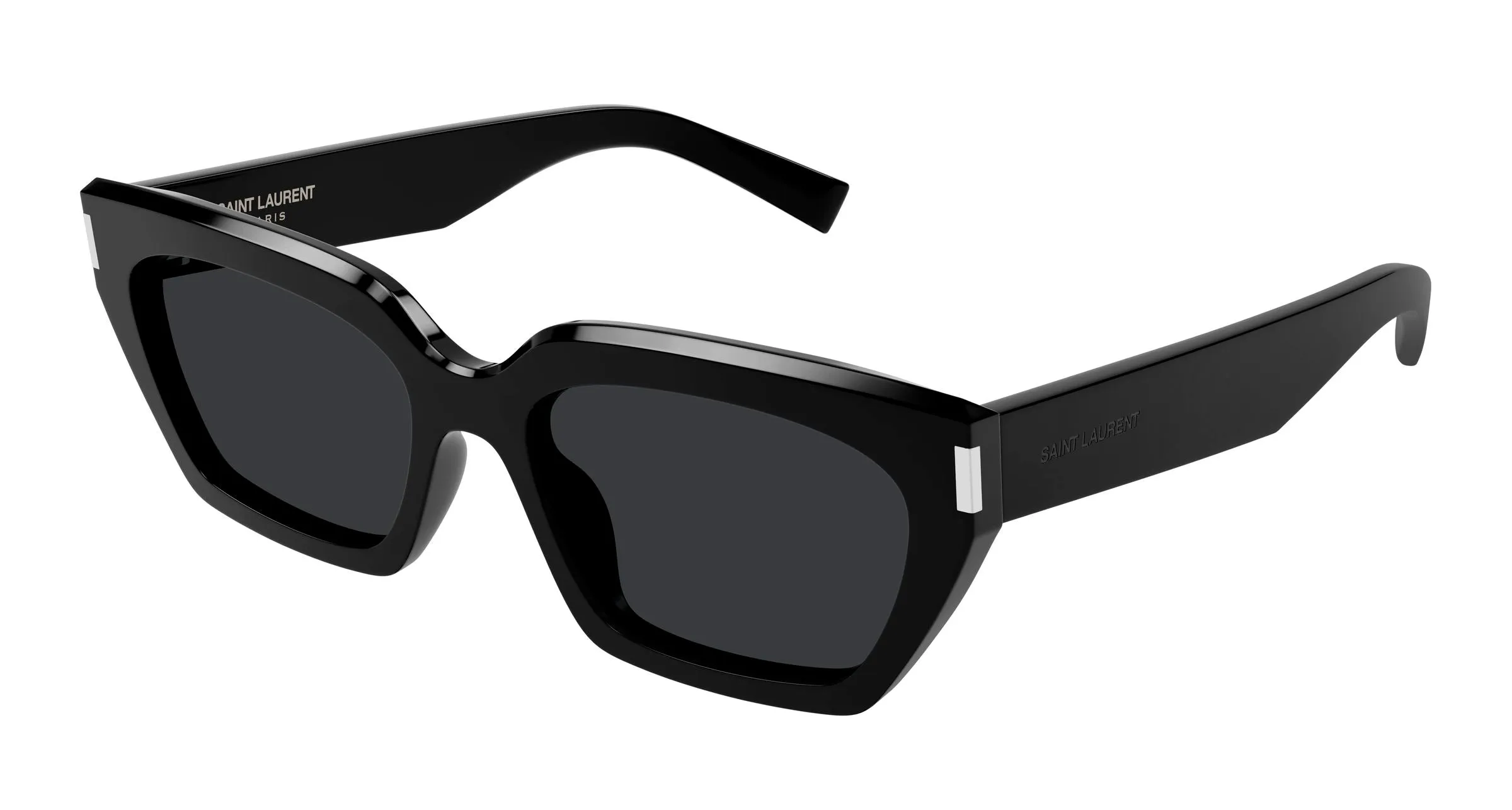 SAINT LAURENT SL 826 PAGE 001 Occhiali da sole Acetato Nero Nero Cat Eye - immagine 1