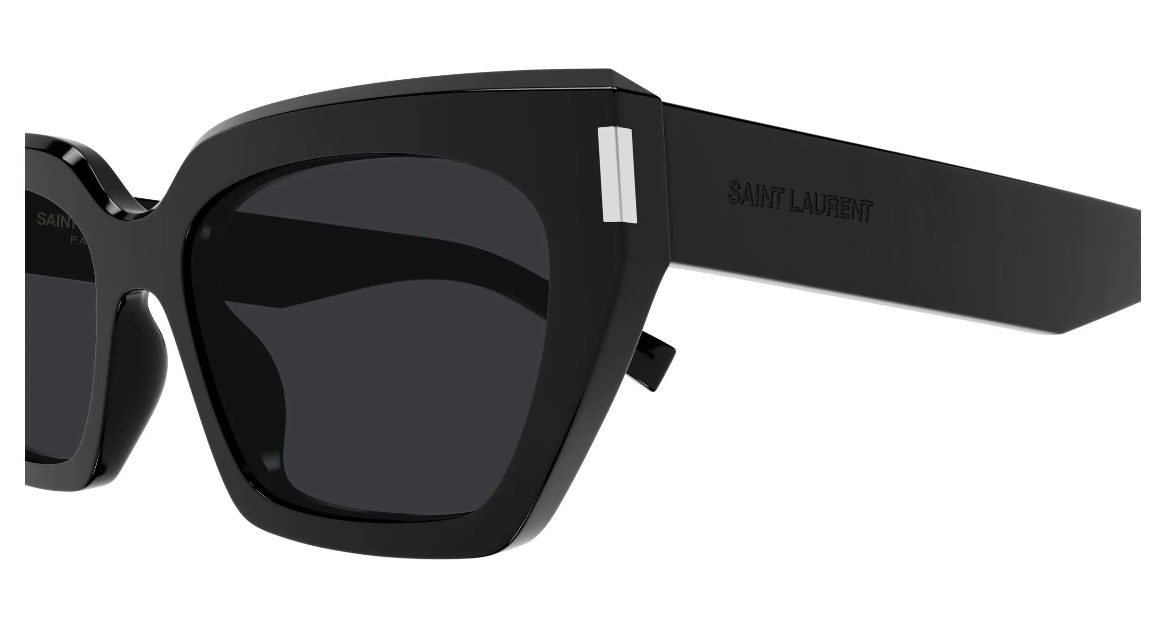 SAINT LAURENT SL 826 PAGE 001 Occhiali da sole Acetato Nero Nero Cat Eye - immagine 3