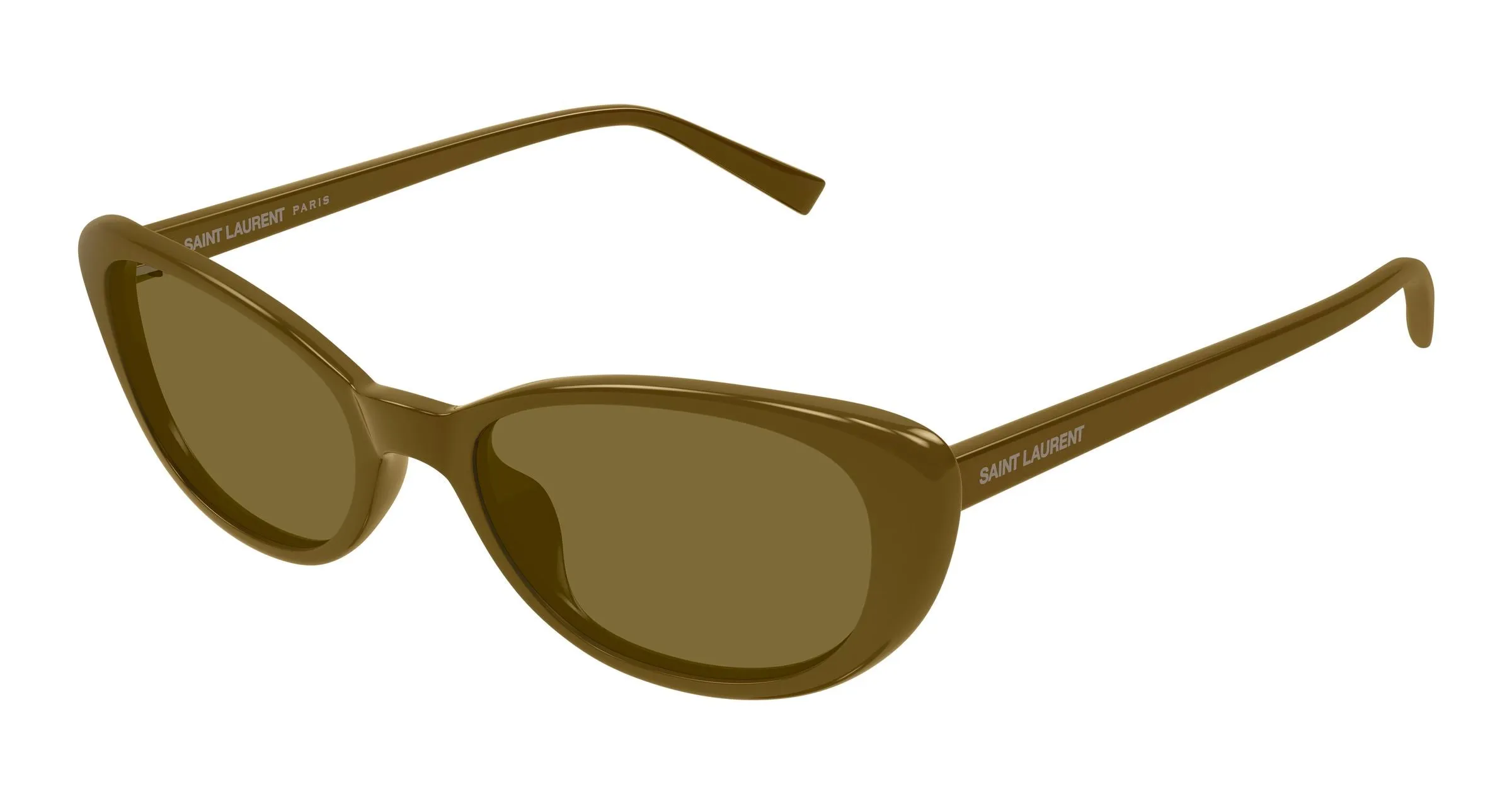 SAINT LAURENT SL 822 003 Occhiali da sole Acetato Marrone Marrone Cat Eye - immagine 1
