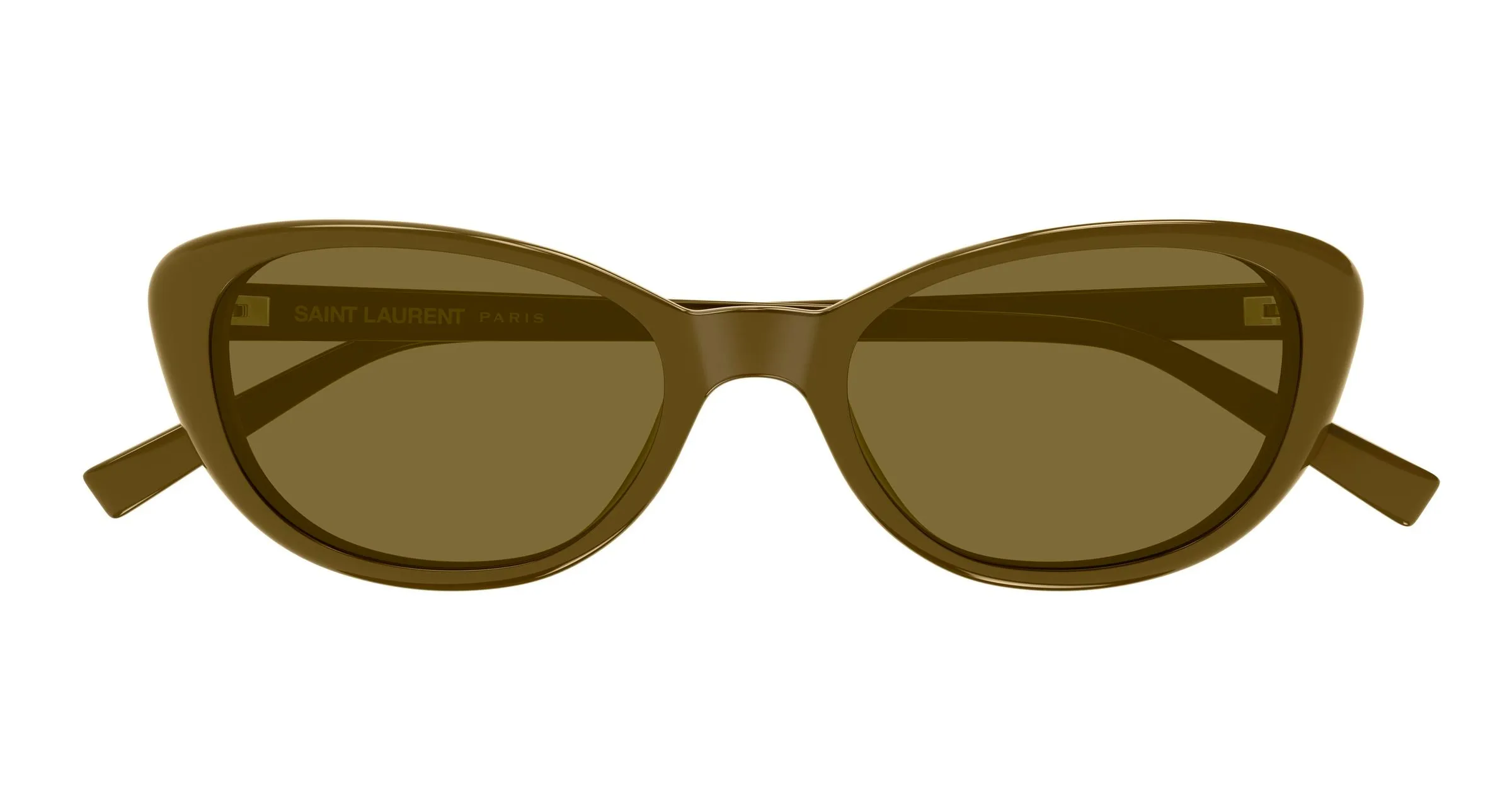 SAINT LAURENT SL 822 003 Occhiali da sole Acetato Marrone Marrone Cat Eye - immagine 2