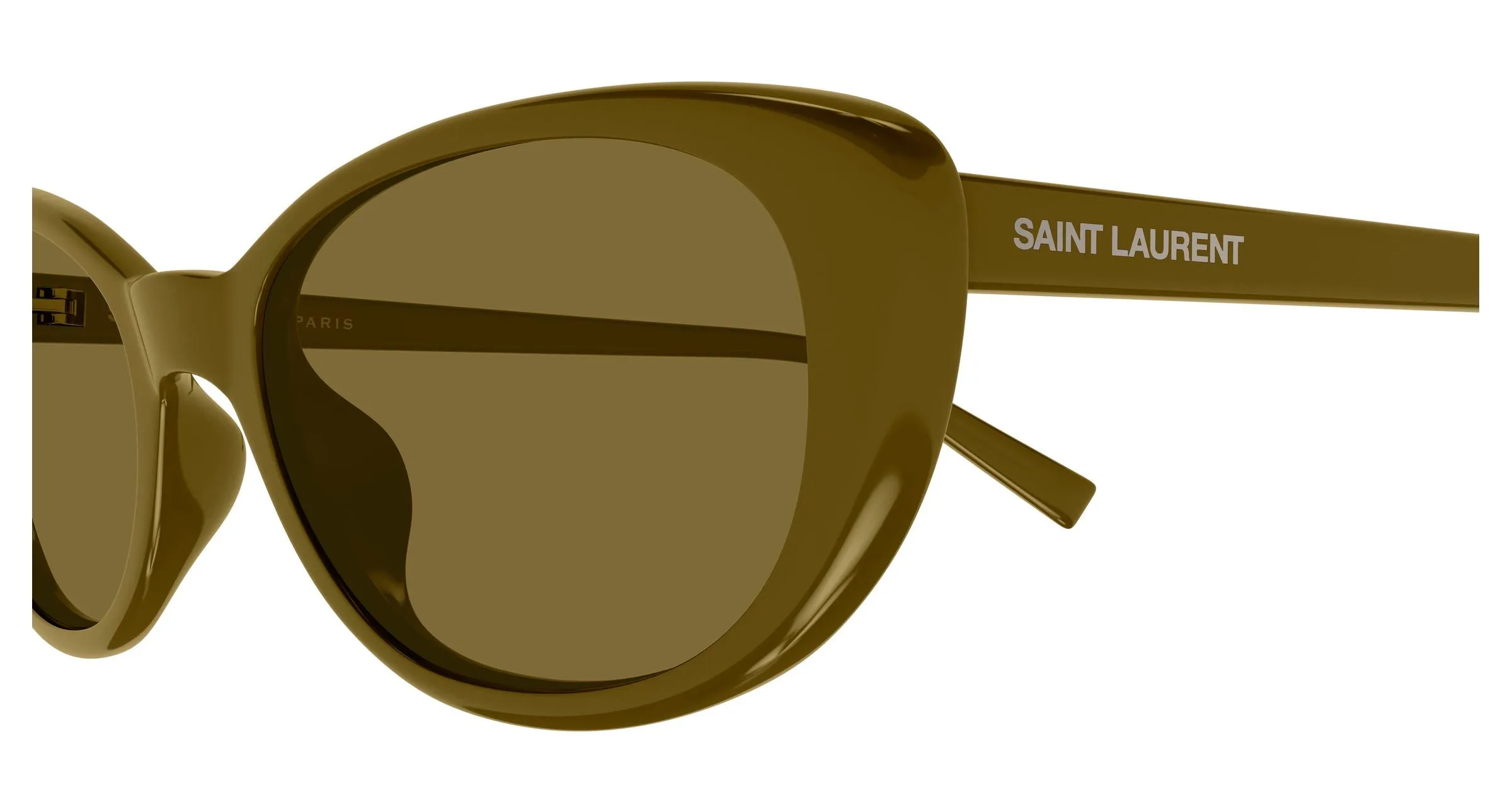 SAINT LAURENT SL 822 003 Occhiali da sole Acetato Marrone Marrone Cat Eye - immagine 3