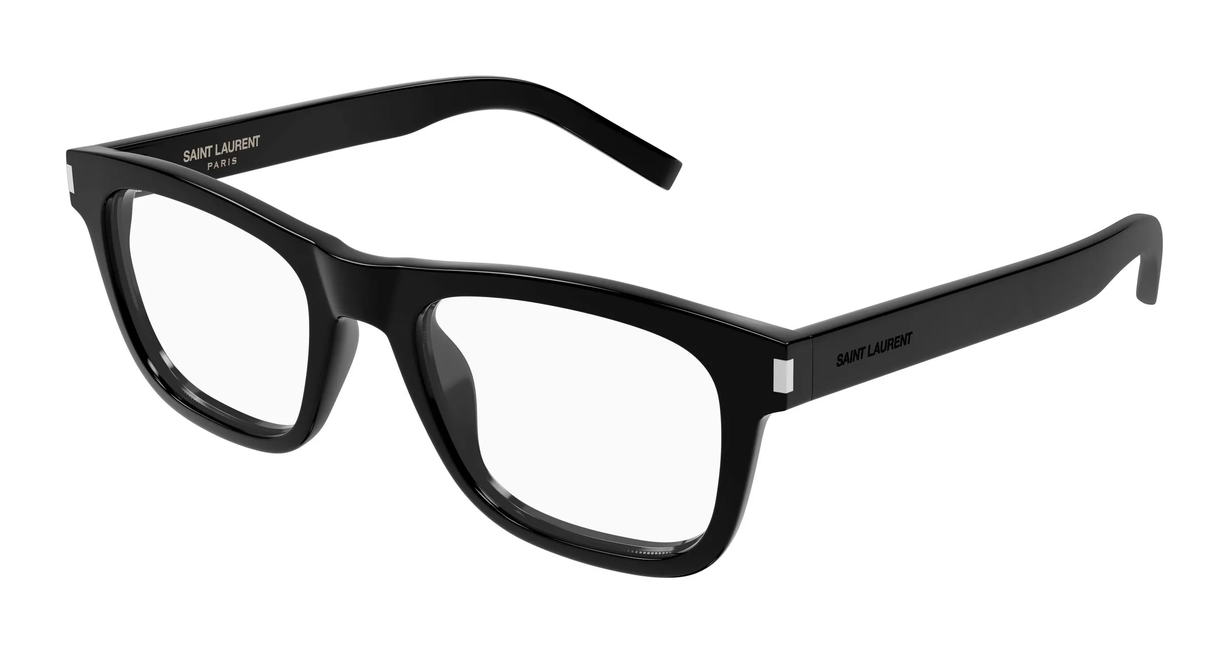 SAINT LAURENT SL 819 OPT 004 Montature da vista Acetato Nero Trasparente Squadrata - immagine 1