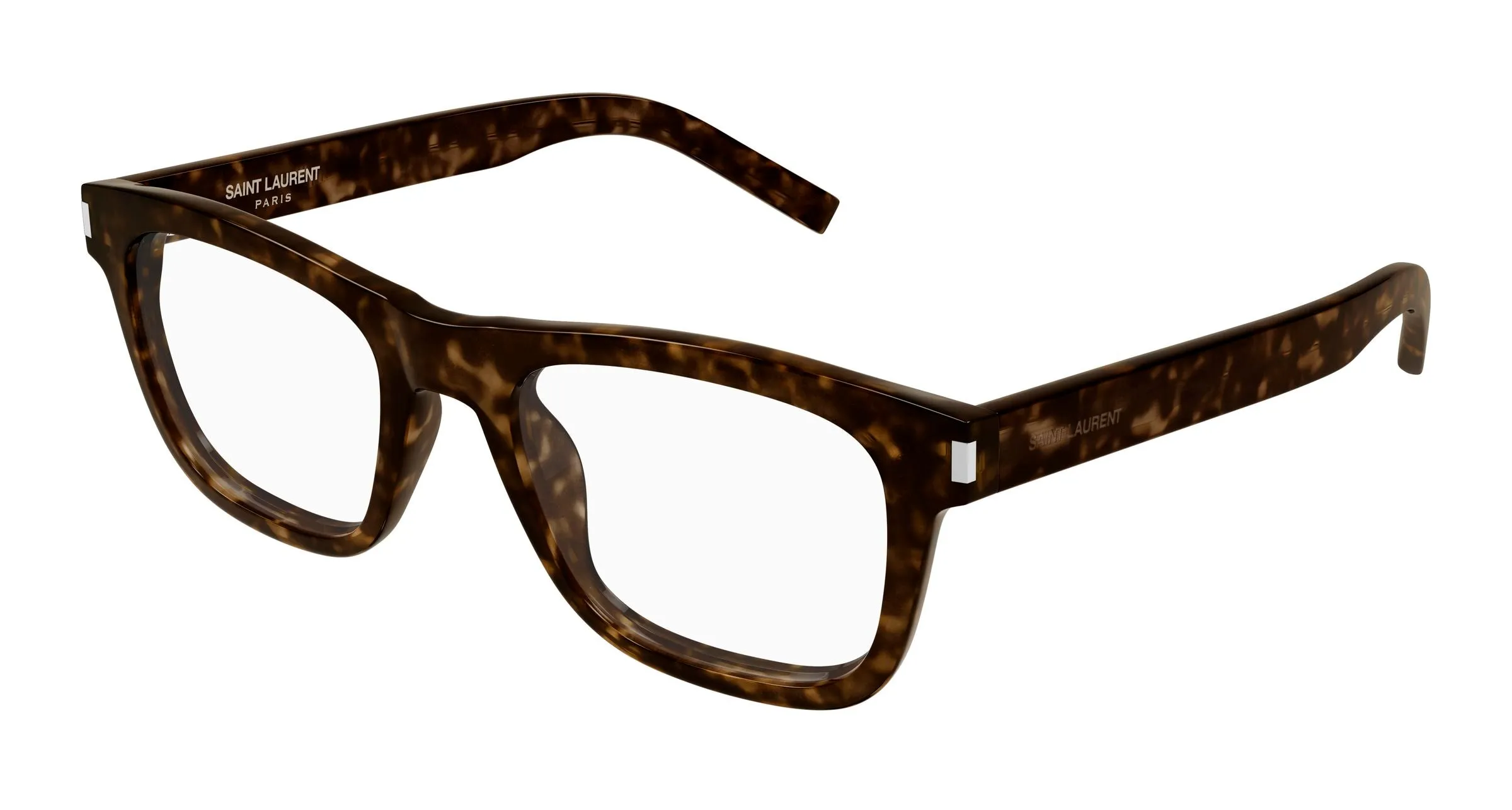 SAINT LAURENT SL 819 OPT 002 Montature da vista Acetato Havana Trasparente Squadrata - immagine 1