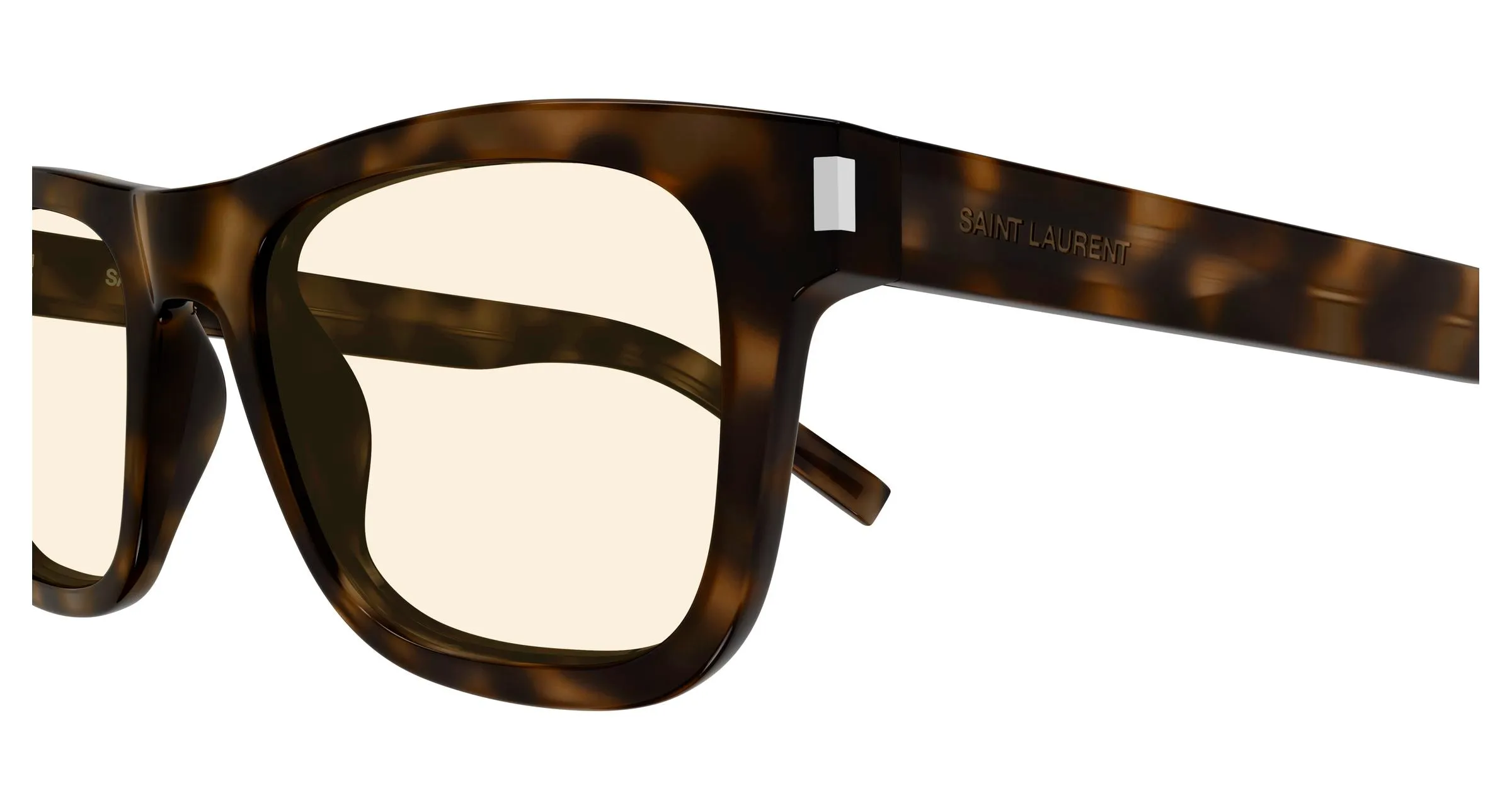 SAINT LAURENT SL 819 008 Occhiali da sole Acetato Havana Squadrata - immagine 3