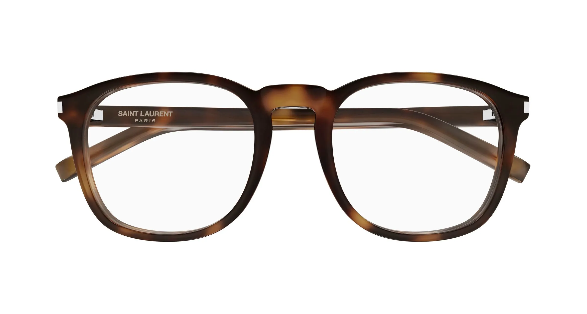 SAINT LAURENT SL 818 OPT 003 Montature da vista Acetato Havana Trasparente Rotonda ["Antiriflesso"] - immagine 2