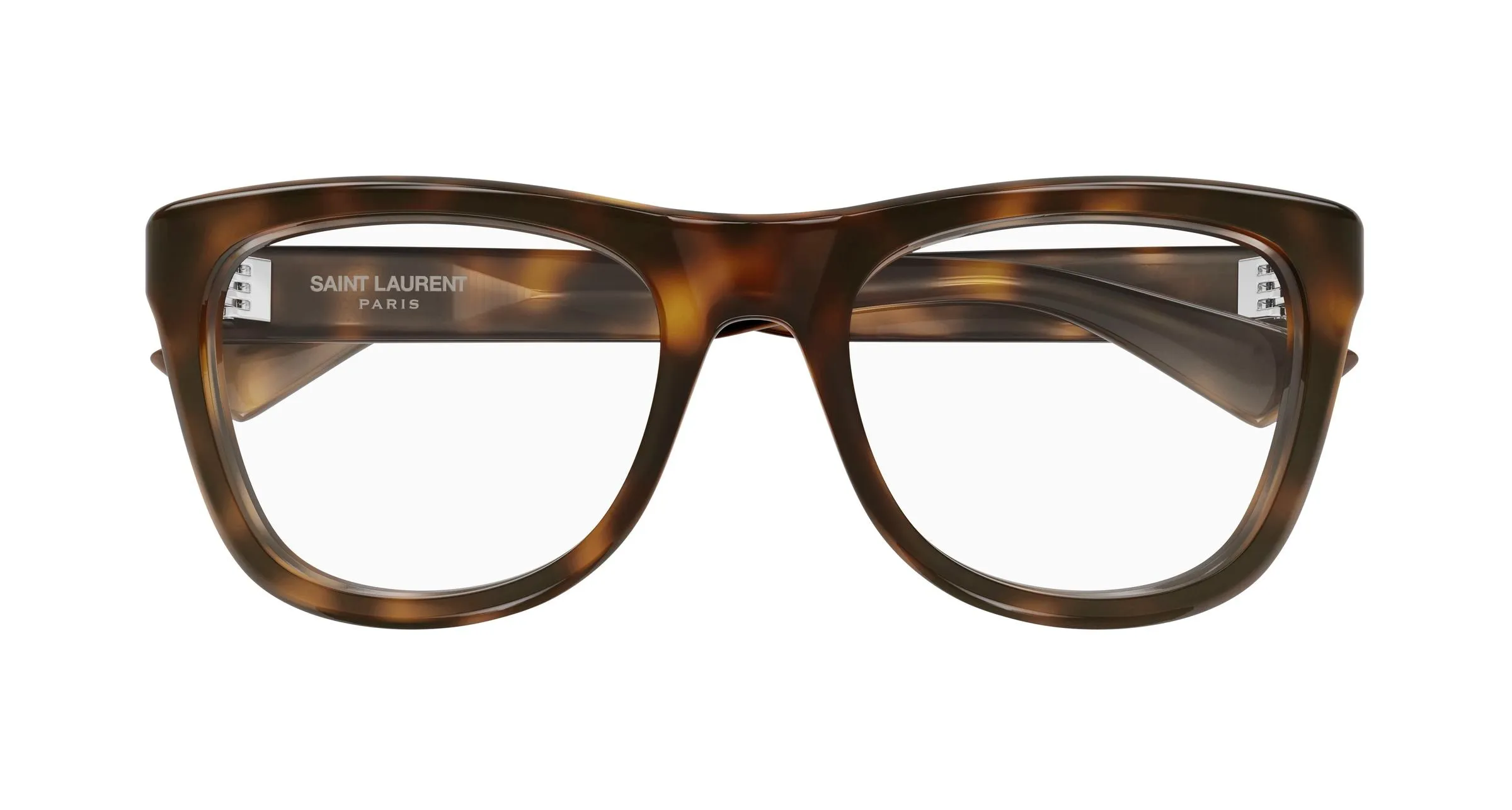 SAINT LAURENT SL 816 OPT 003 Montature da vista Acetato Havana Trasparente Cat Eye ["Antiriflesso"] - immagine 2