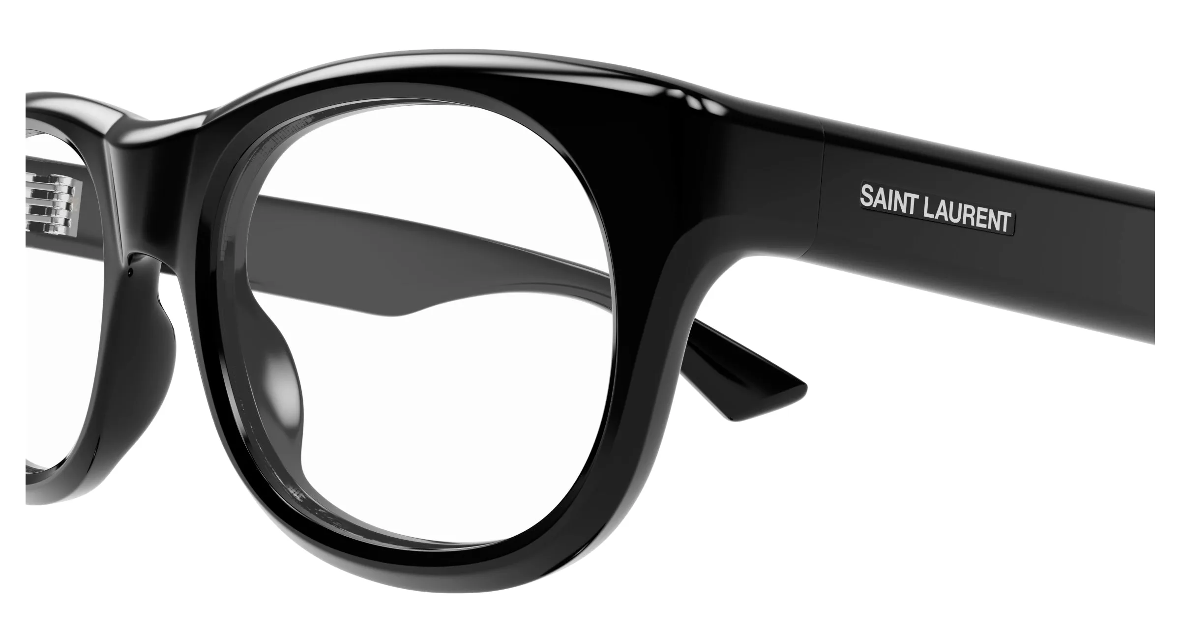 SAINT LAURENT SL 815 ROMY OPT 001 Montature da vista Acetato Nero Trasparente Squadrata ["Antiriflesso"] - immagine 3