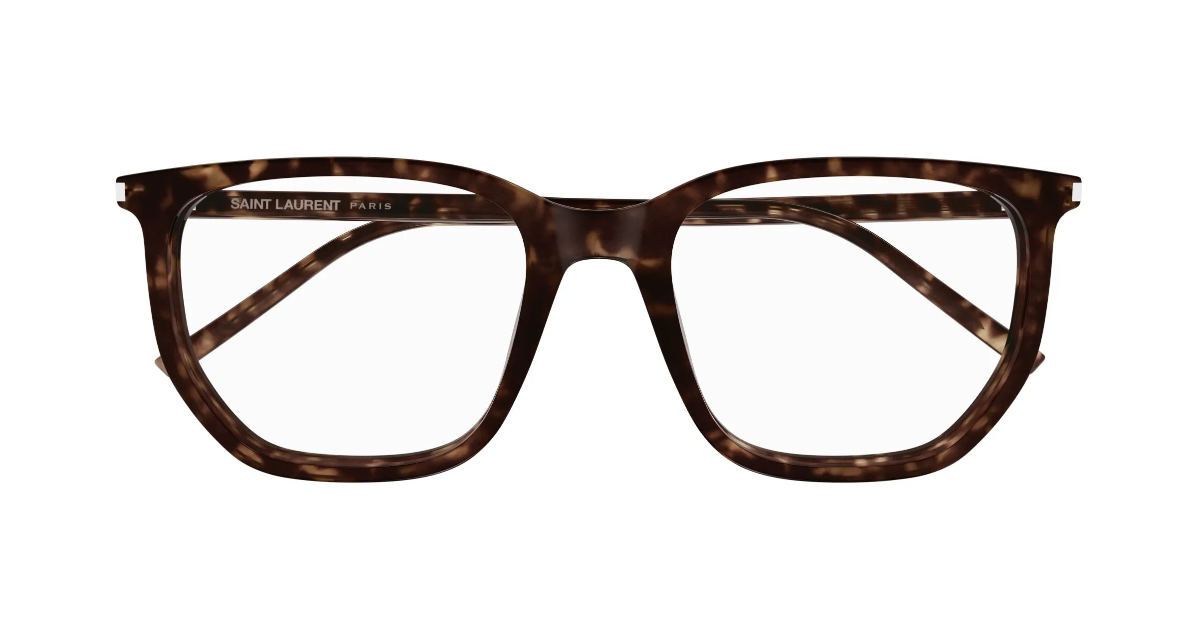 SAINT LAURENT SL 802 002 Montature da vista Acetato Havana Trasparente Geometrica - immagine 2