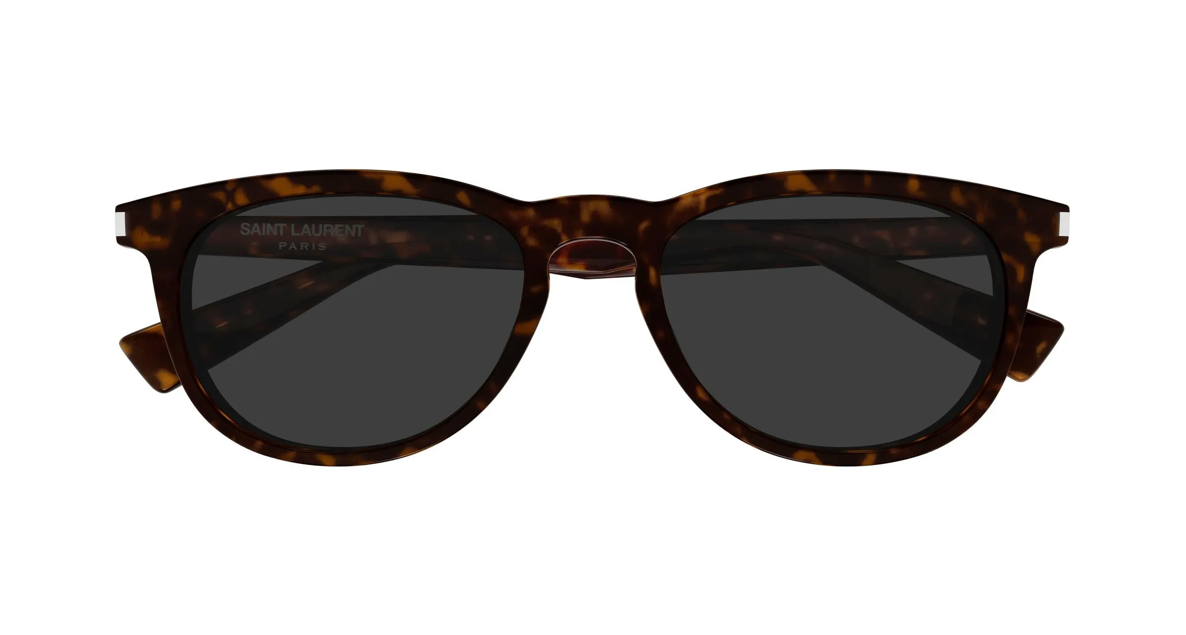 SAINT LAURENT SL 797 002 Occhiali da sole Acetato Havana Grigio Rotonda - immagine 2