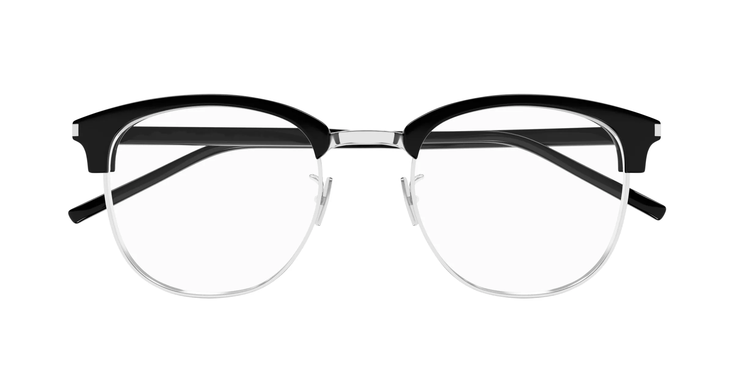 SAINT LAURENT SL 779 003 Montature da vista Acetato Nero Trasparente Rotonda - immagine 2