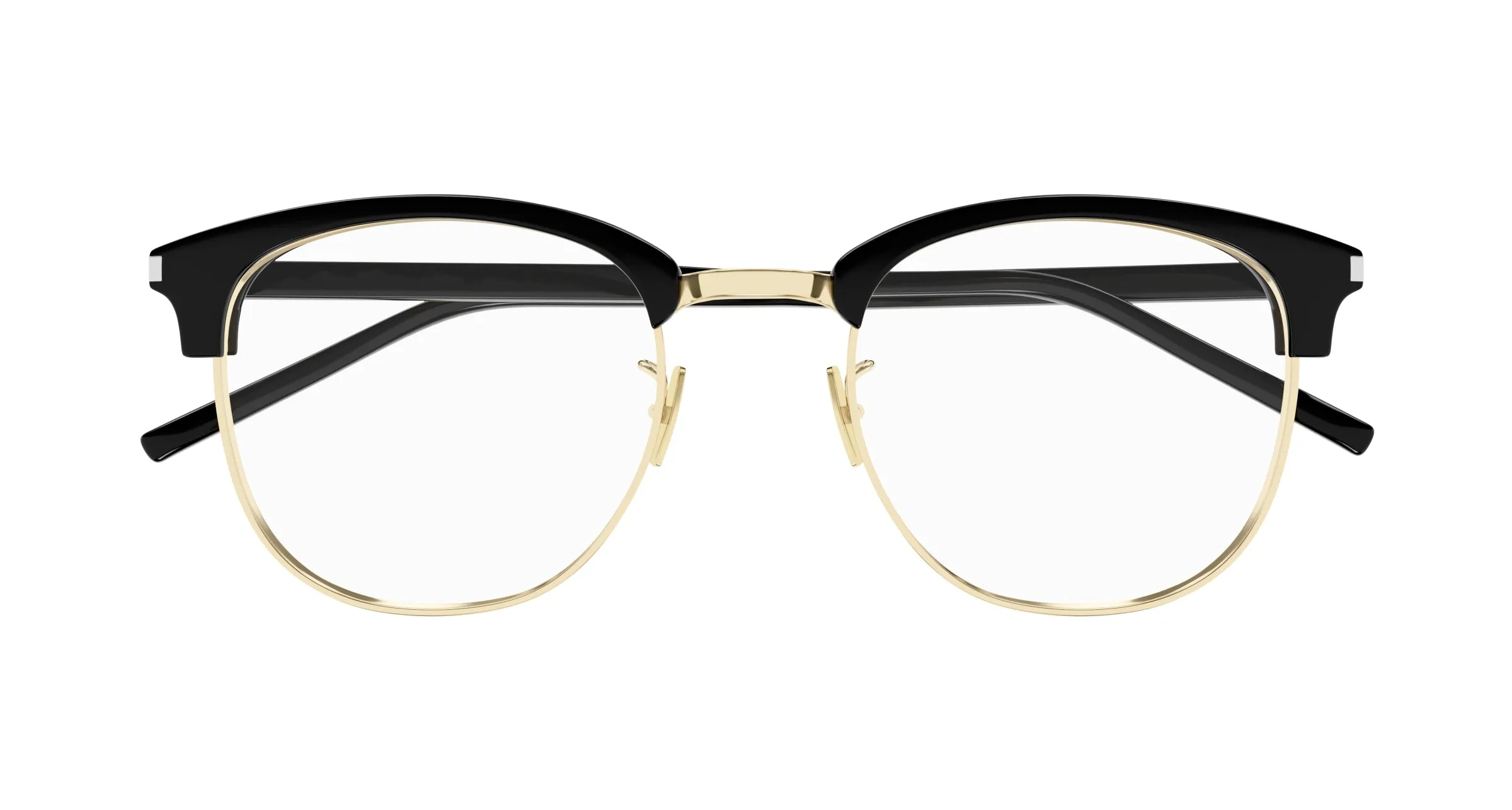 SAINT LAURENT SL 779 001 Montature da vista Acetato Nero Trasparente Rotonda - immagine 2
