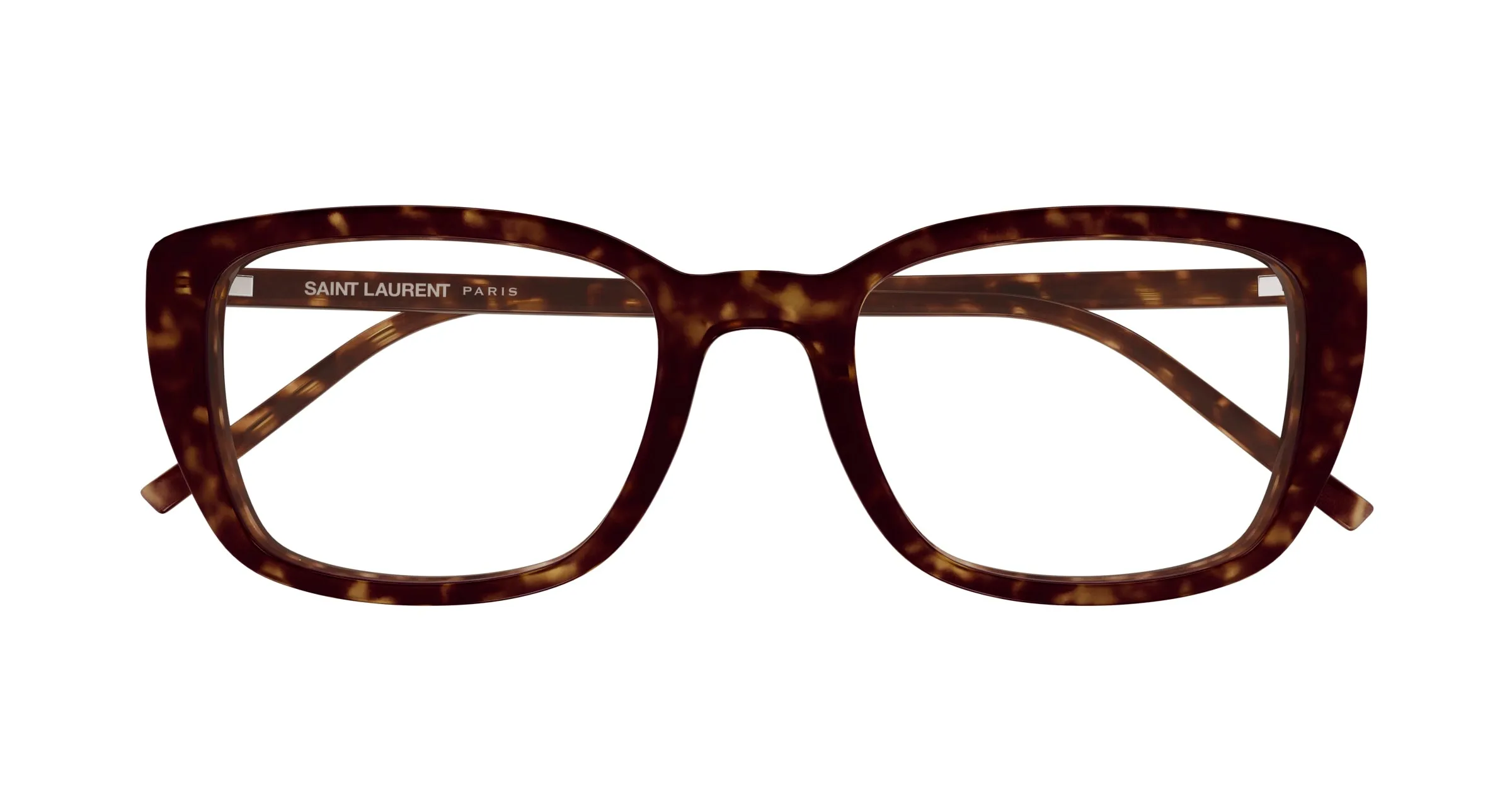SAINT LAURENT SL 776 006 Montature da vista Acetato Havana Trasparente Squadrata ["Antiriflesso"] - immagine 2