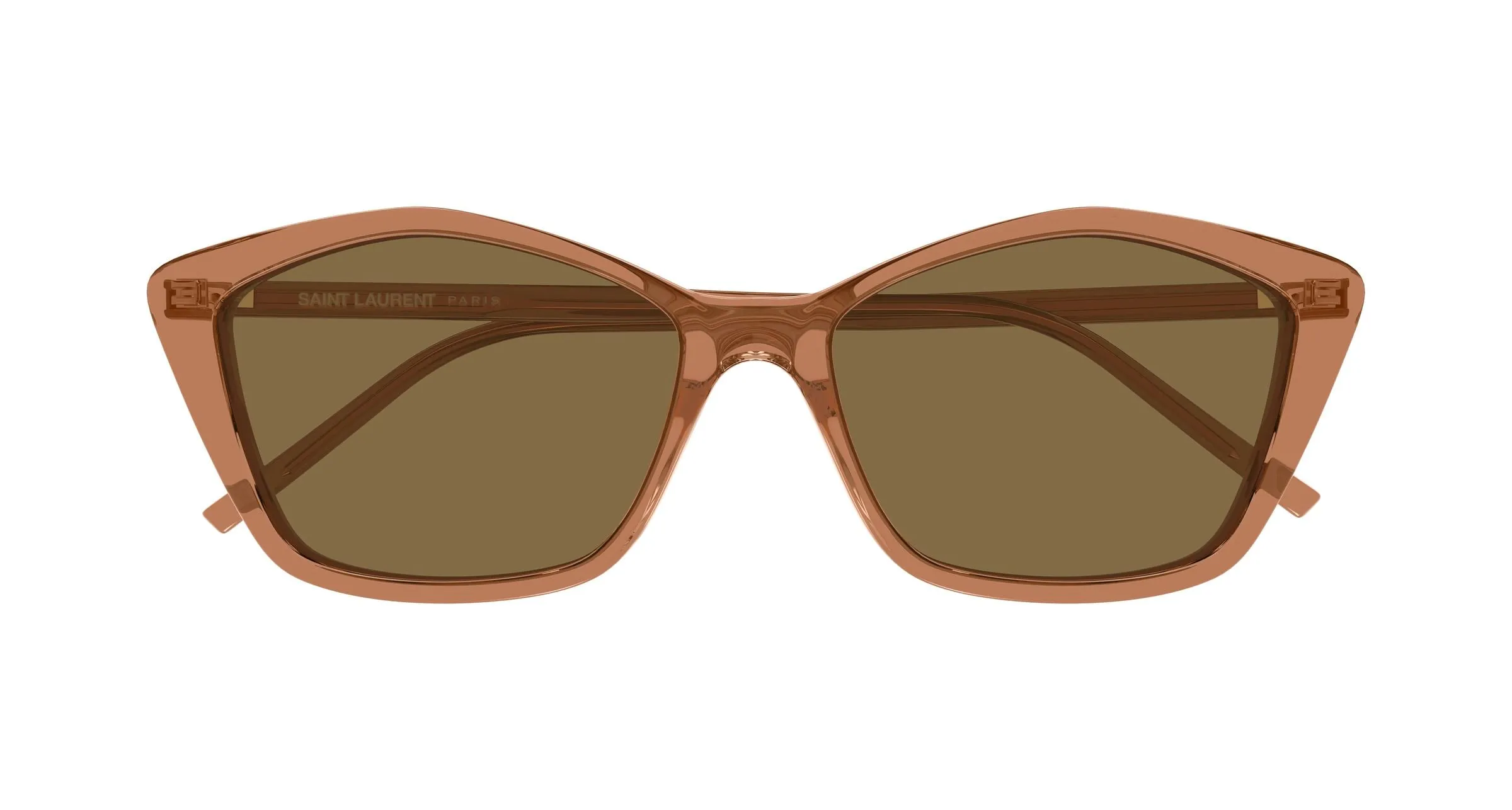 SAINT LAURENT SL 775 007 Occhiali da sole Acetato Marrone Marrone Cat Eye - immagine 2