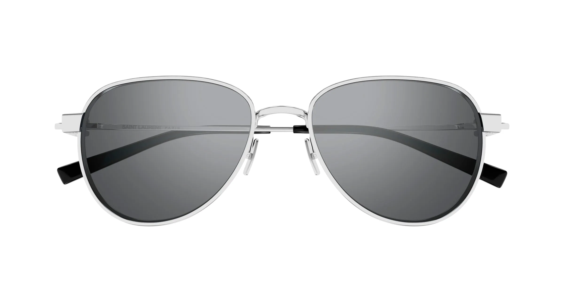 SAINT LAURENT SL 772 003 Occhiali da sole Metallo Argento Argento Rotonda - immagine 2