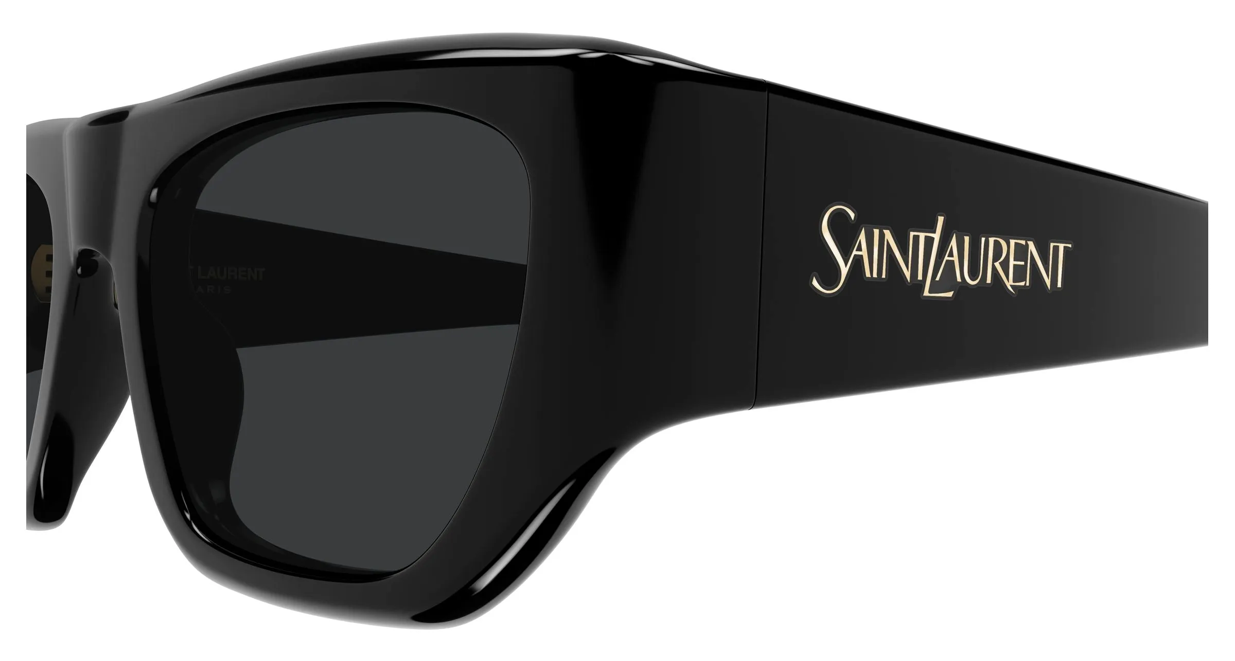 SAINT LAURENT SL 740 005 Occhiali da sole Acetato Nero Nero Squadrata - immagine 3