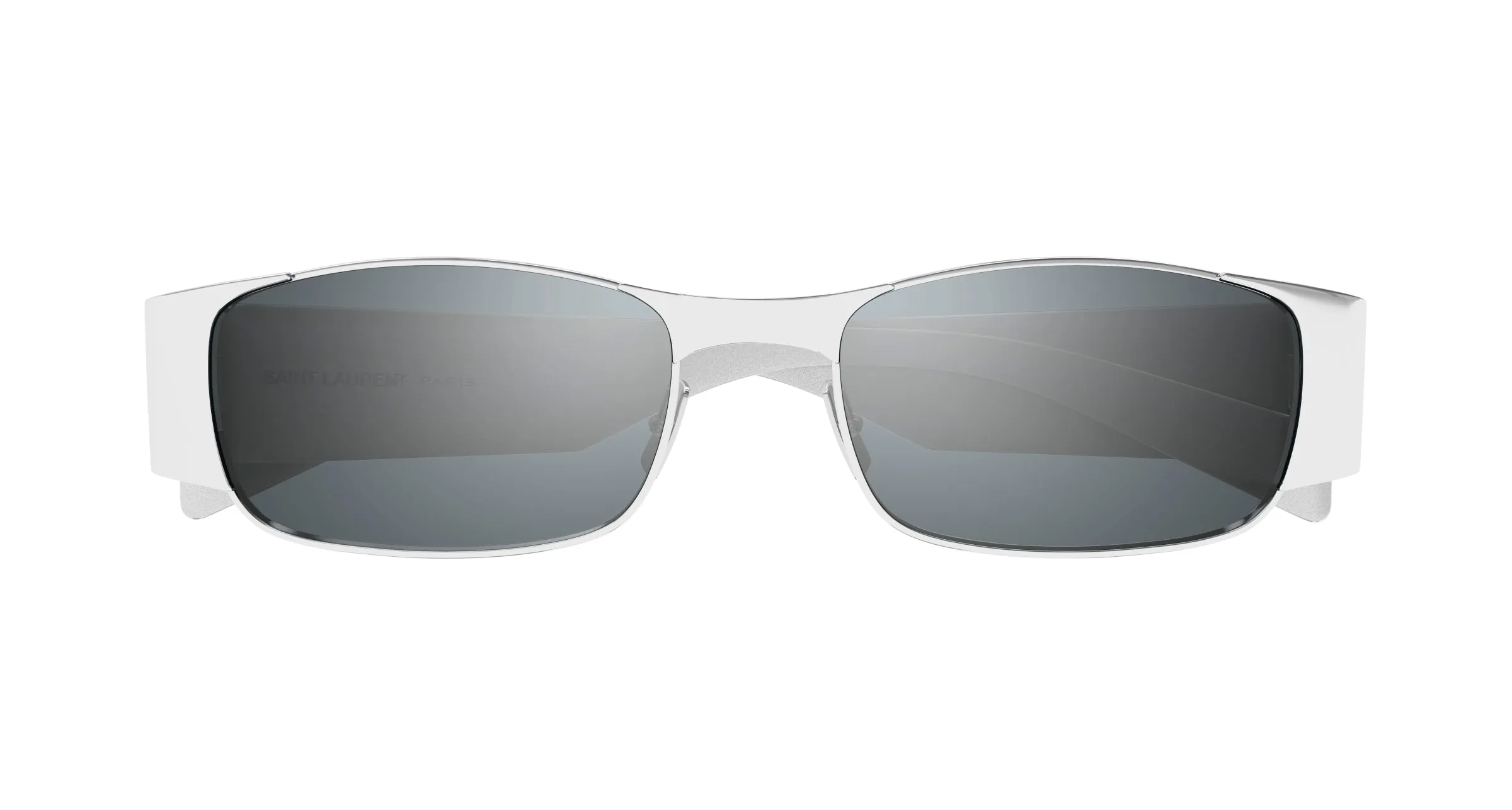 SAINT LAURENT SL 738 001 Occhiali da sole Metallo Argento Argento Squadrata - immagine 2