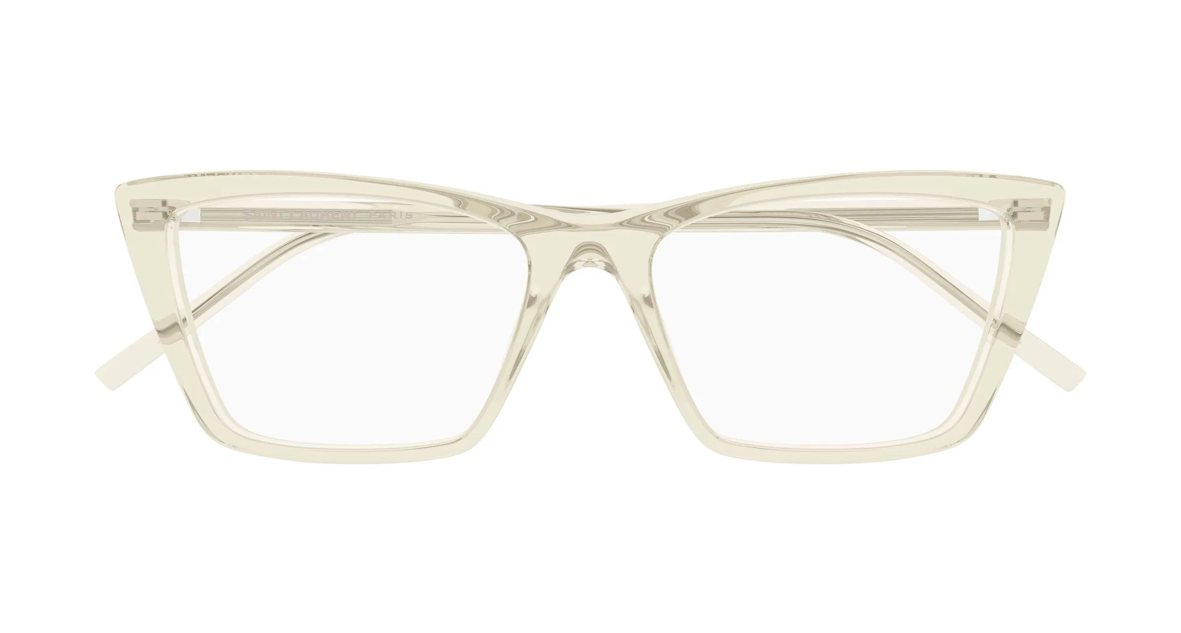 SAINT LAURENT SL 737 MICA THIN OPT 007 Montature da vista Acetato Giallo Trasparente Squadrata ["Antiriflesso"] - immagine 2