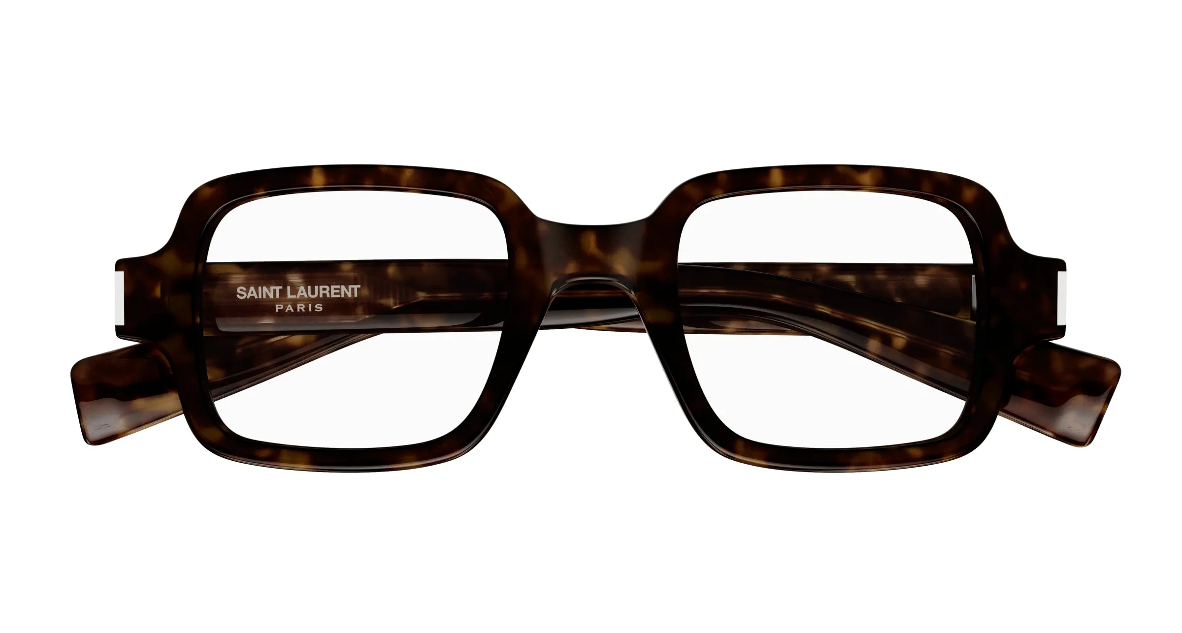 SAINT LAURENT SL 720 OPT 002 Montature da vista Acetato Havana Trasparente Squadrata ["Antiriflesso"] - immagine 2