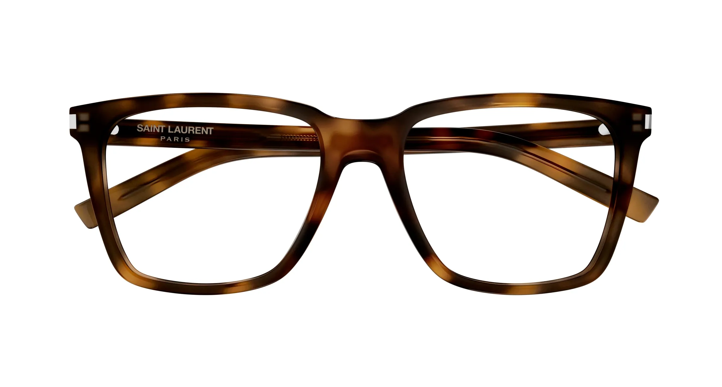 SAINT LAURENT SL 717 SLIM 003 Montature da vista Acetato Havana Trasparente Squadrata ["Antiriflesso"] - immagine 2