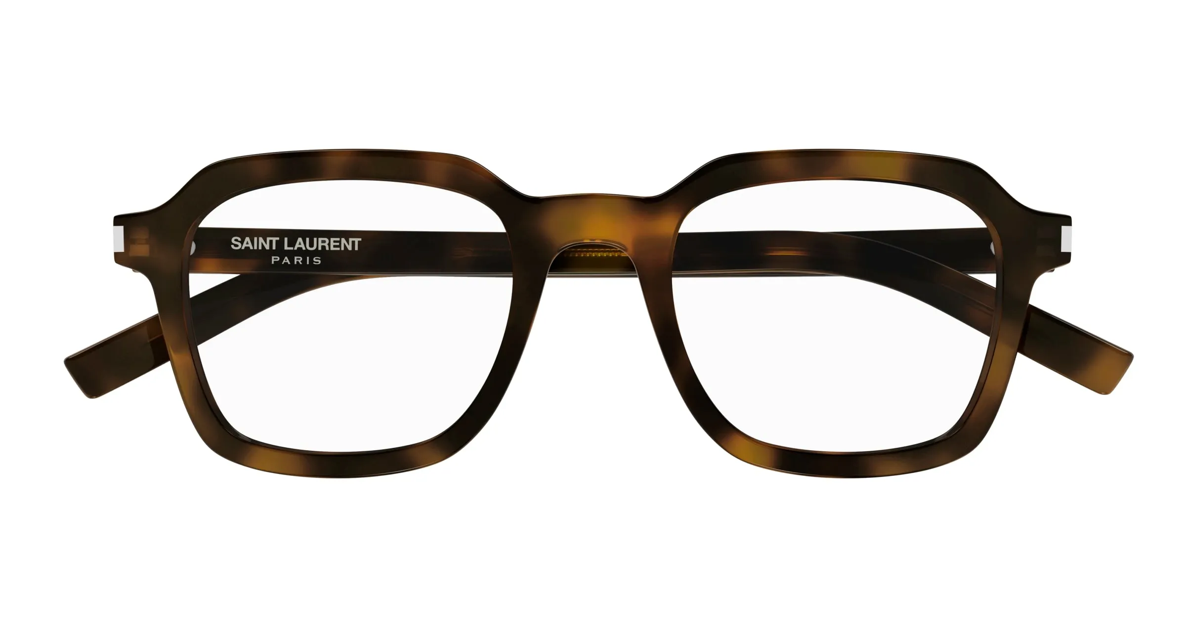 SAINT LAURENT SL 715 SLIM OPT 003 Montature da vista Acetato Havana Trasparente Squadrata - immagine 2