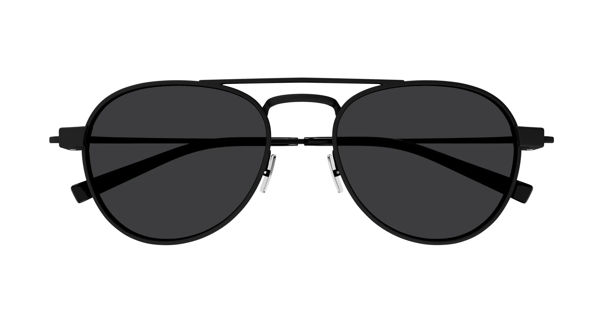 SAINT LAURENT SL 708 001 Occhiali da sole Metallo Nero Nero Rotonda - immagine 2