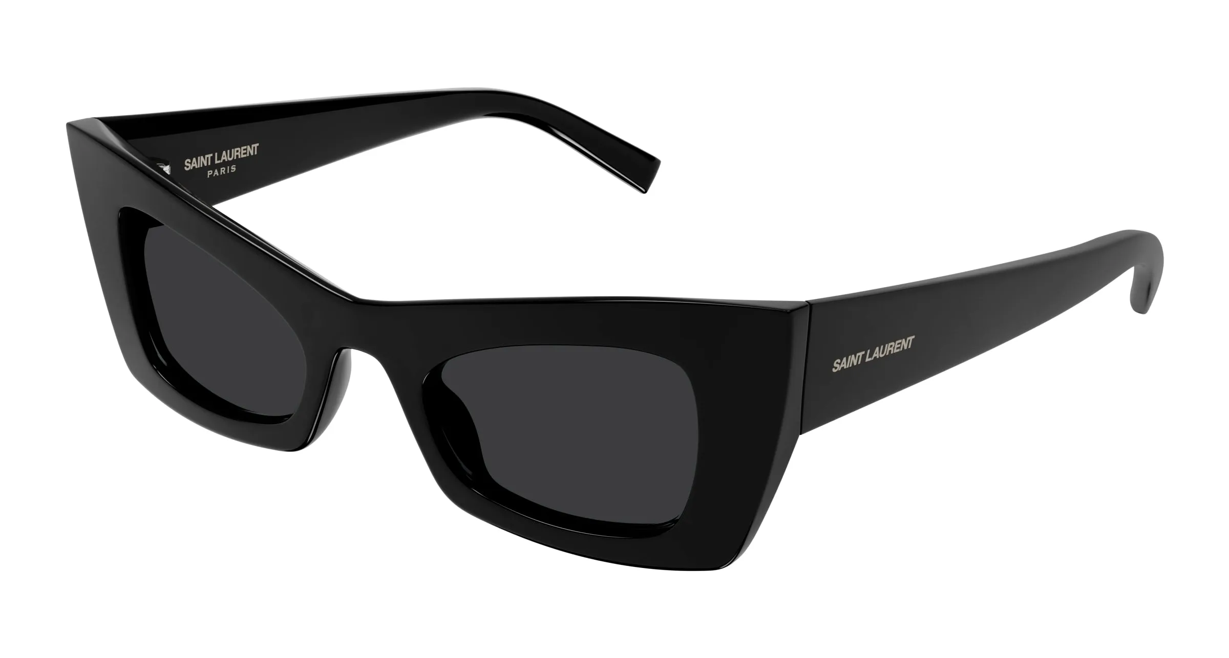 SAINT LAURENT SL 702 001 Occhiali da sole Bio-iniettato Nero Nero Cat Eye - immagine 1