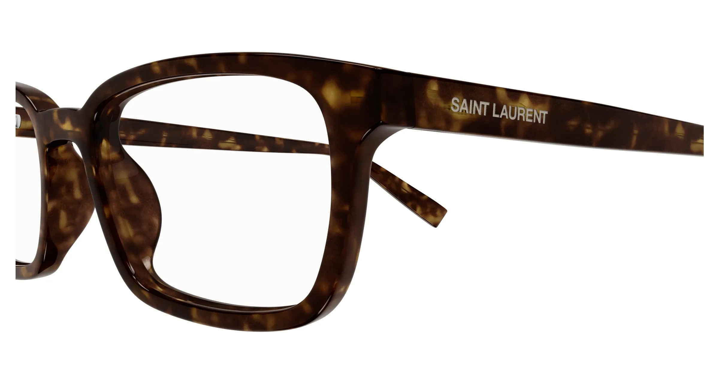 SAINT LAURENT SL 671 002 Montature da vista Acetato Havana Trasparente Squadrata - immagine 3