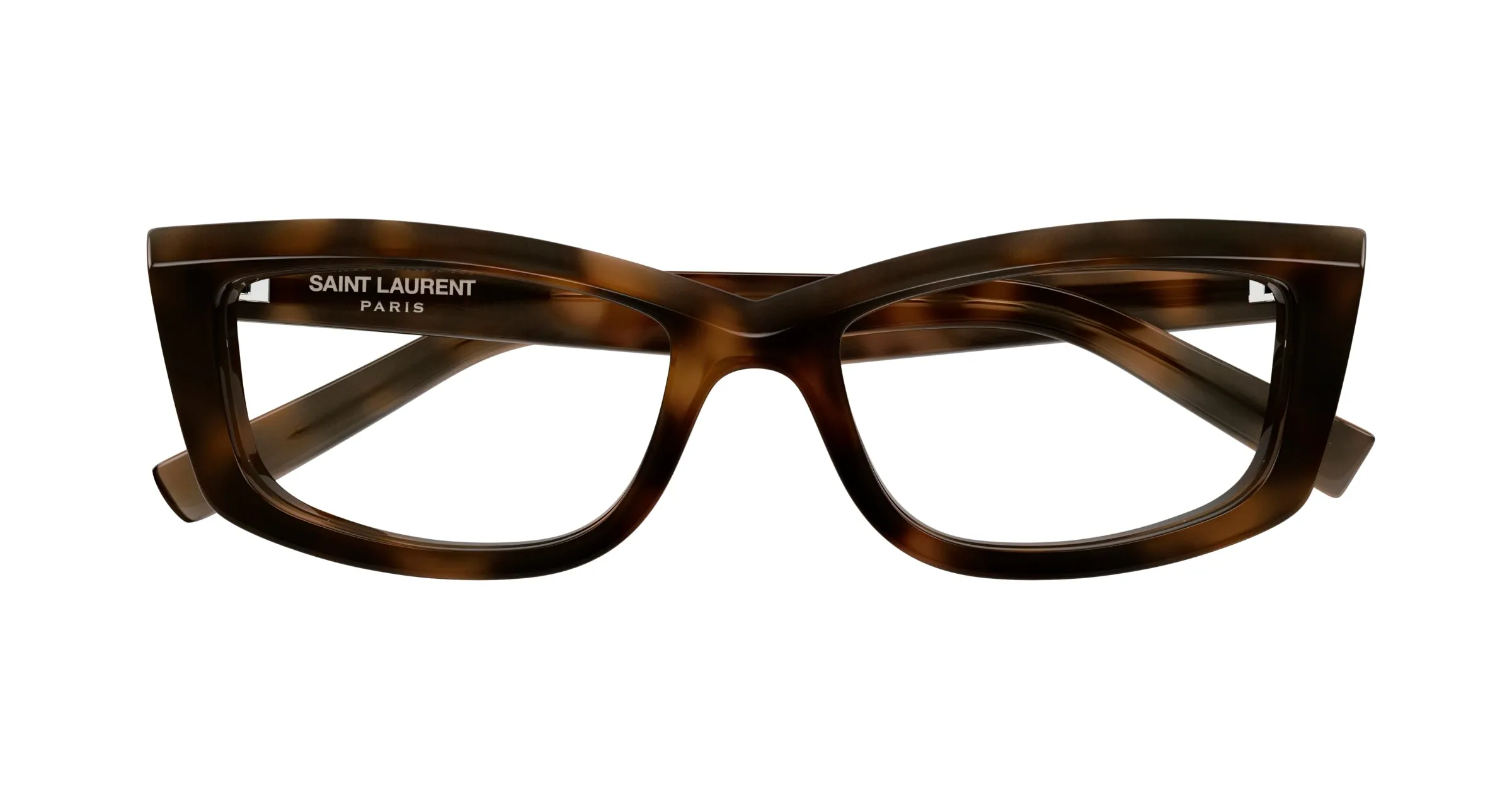 SAINT LAURENT SL 658 OPT 002 Montature da vista Acetato Havana Trasparente Cat Eye - immagine 2