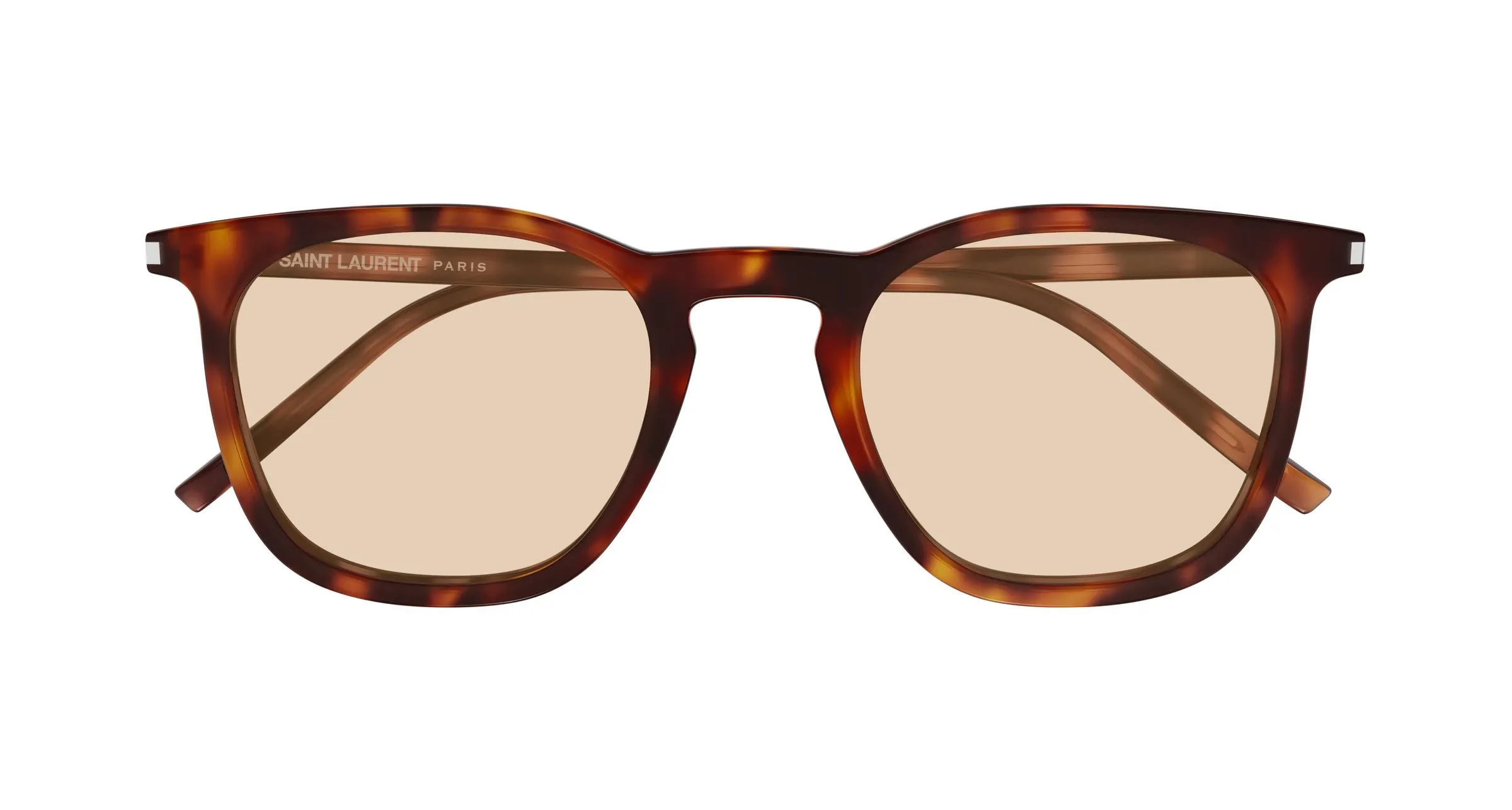 SAINT LAURENT SL 623 009 Occhiali da sole Acetato Havana Marrone Rotonda - immagine 2