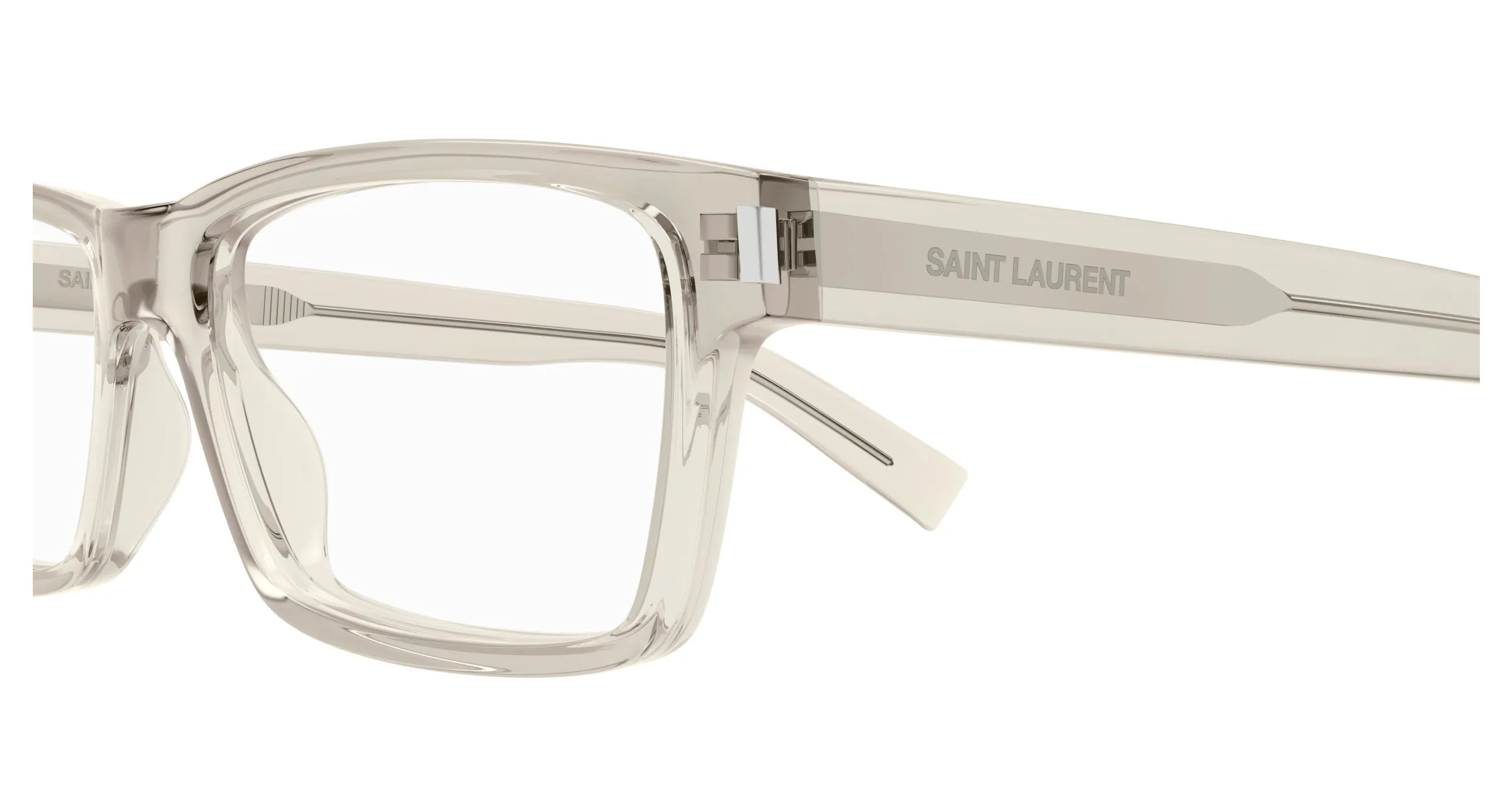 SAINT LAURENT SL 622 013 Montature da vista Acetato Giallo Trasparente Squadrata ["Antiriflesso"] - immagine 3