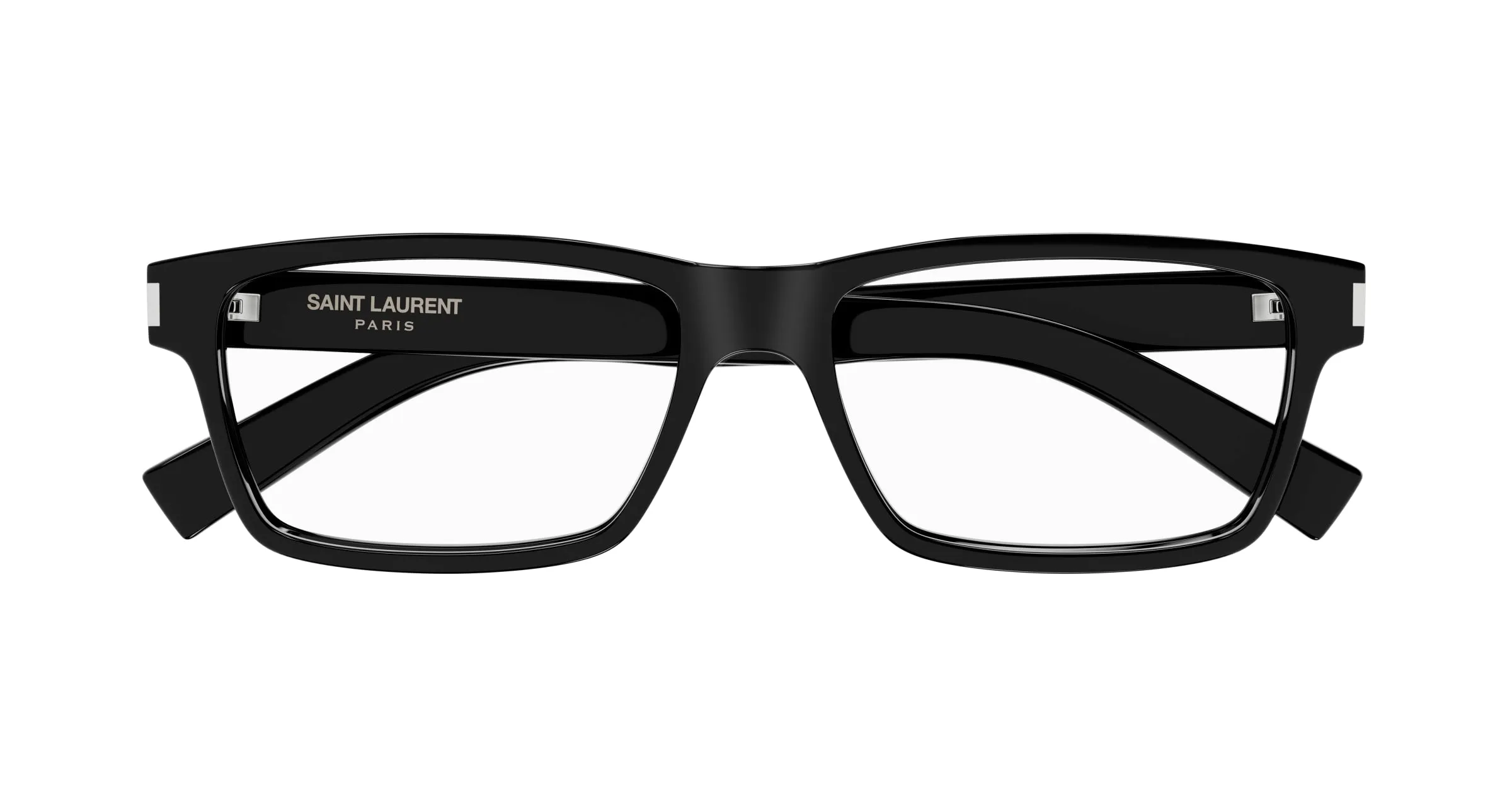 SAINT LAURENT SL 622 001 Montature da vista Acetato Nero Trasparente Squadrata ["Antiriflesso"] - immagine 2