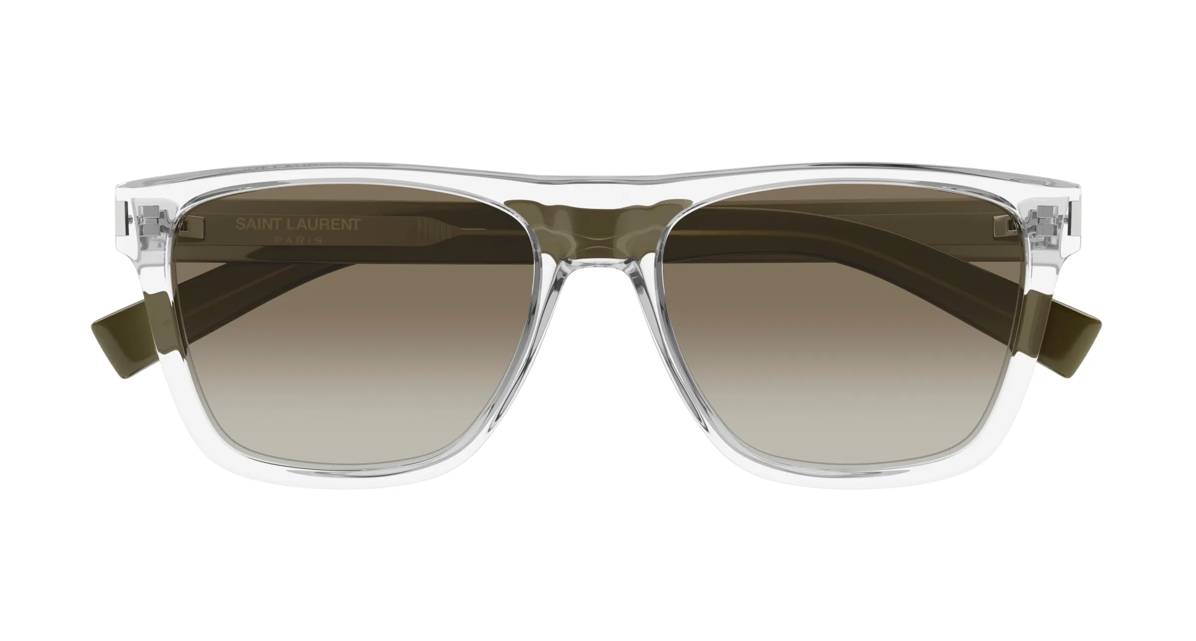 SAINT LAURENT SL 619 008 Occhiali da sole Acetato Cristallo Verde Rotonda - immagine 2