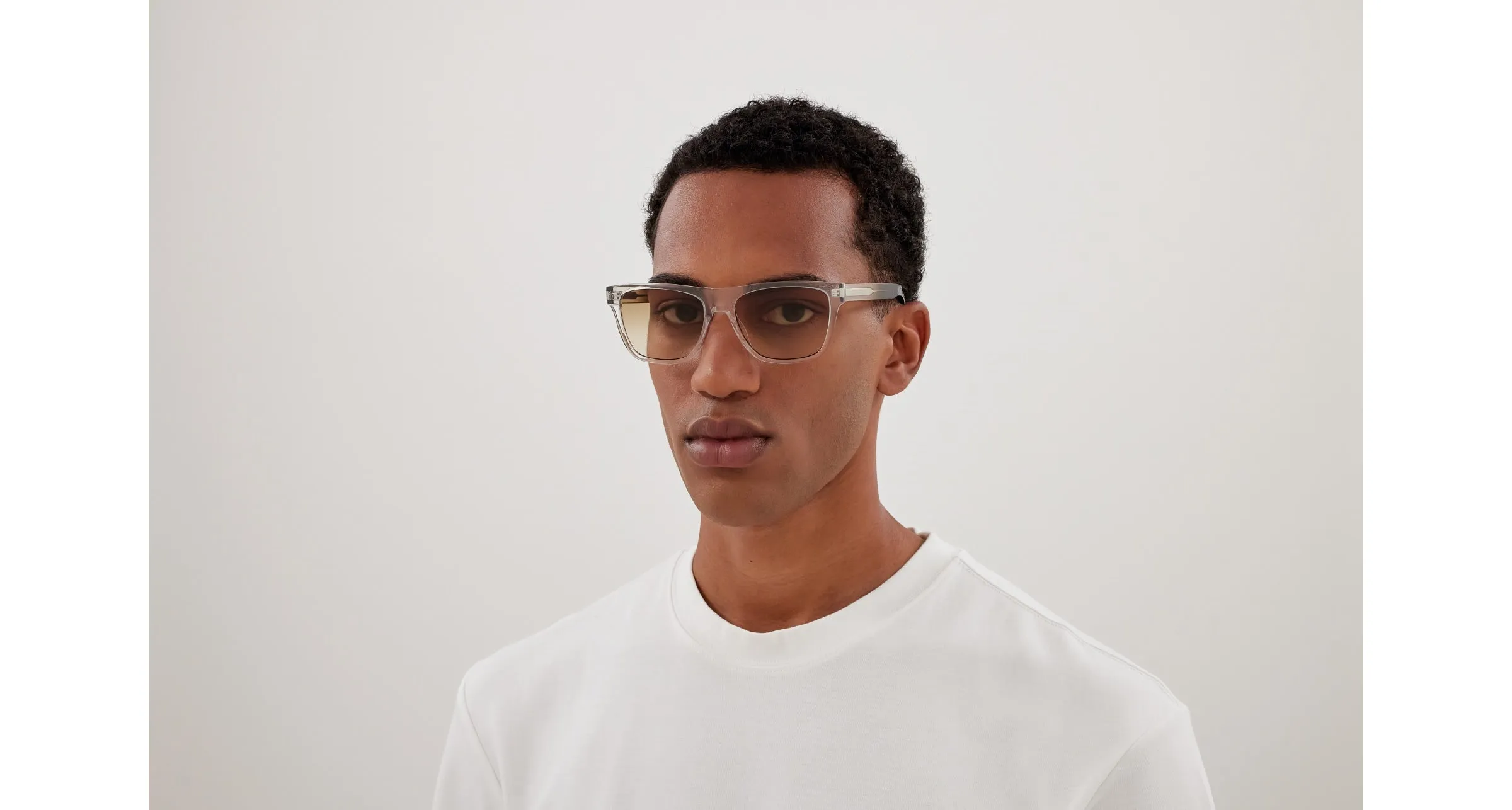SAINT LAURENT SL 619 007 Occhiali da sole Acetato Cristallo Marrone Rotonda - immagine 4