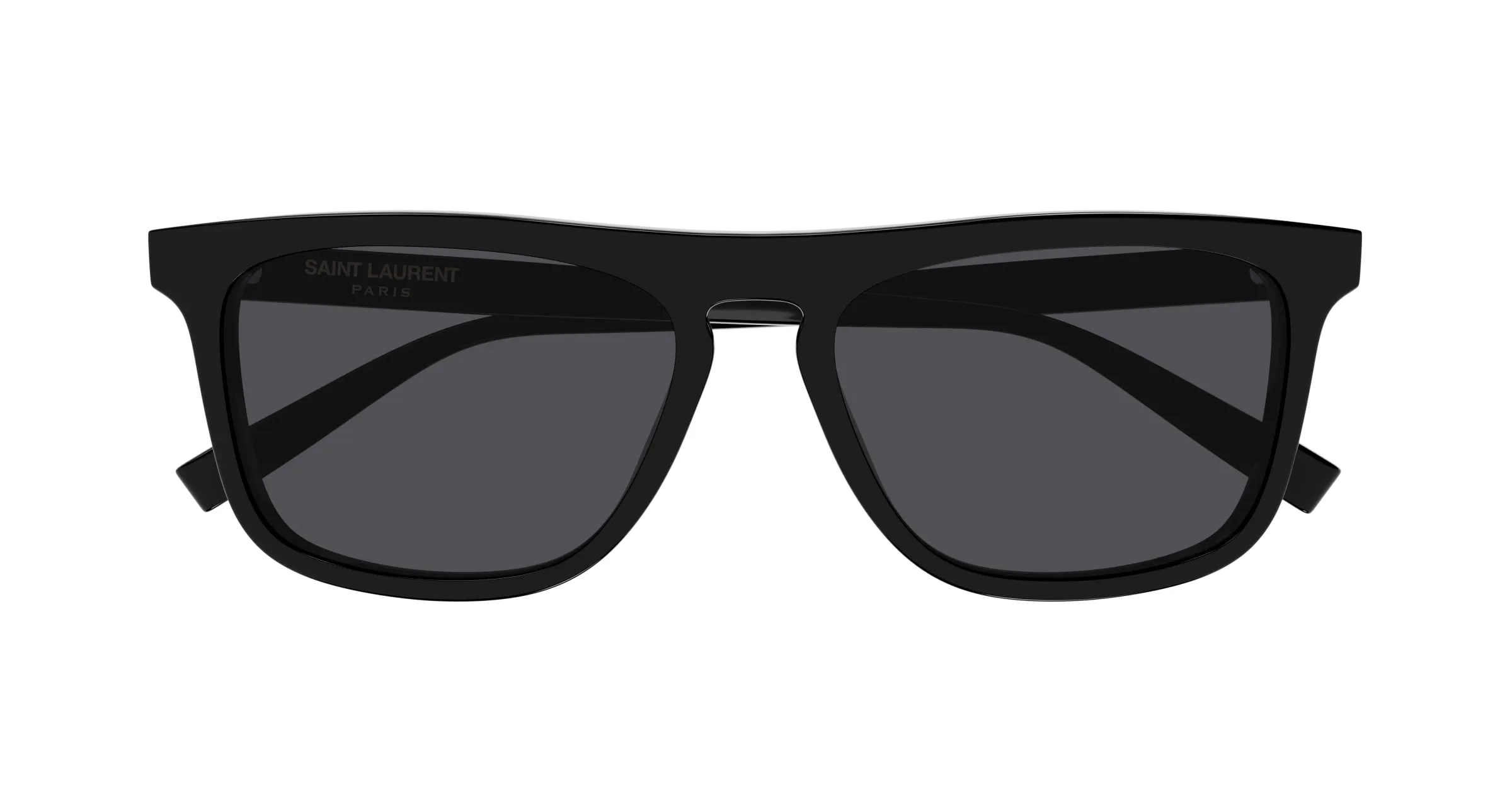 SAINT LAURENT SL 586 001 Occhiali da sole Acetato Nero Nero Pilot - immagine 2